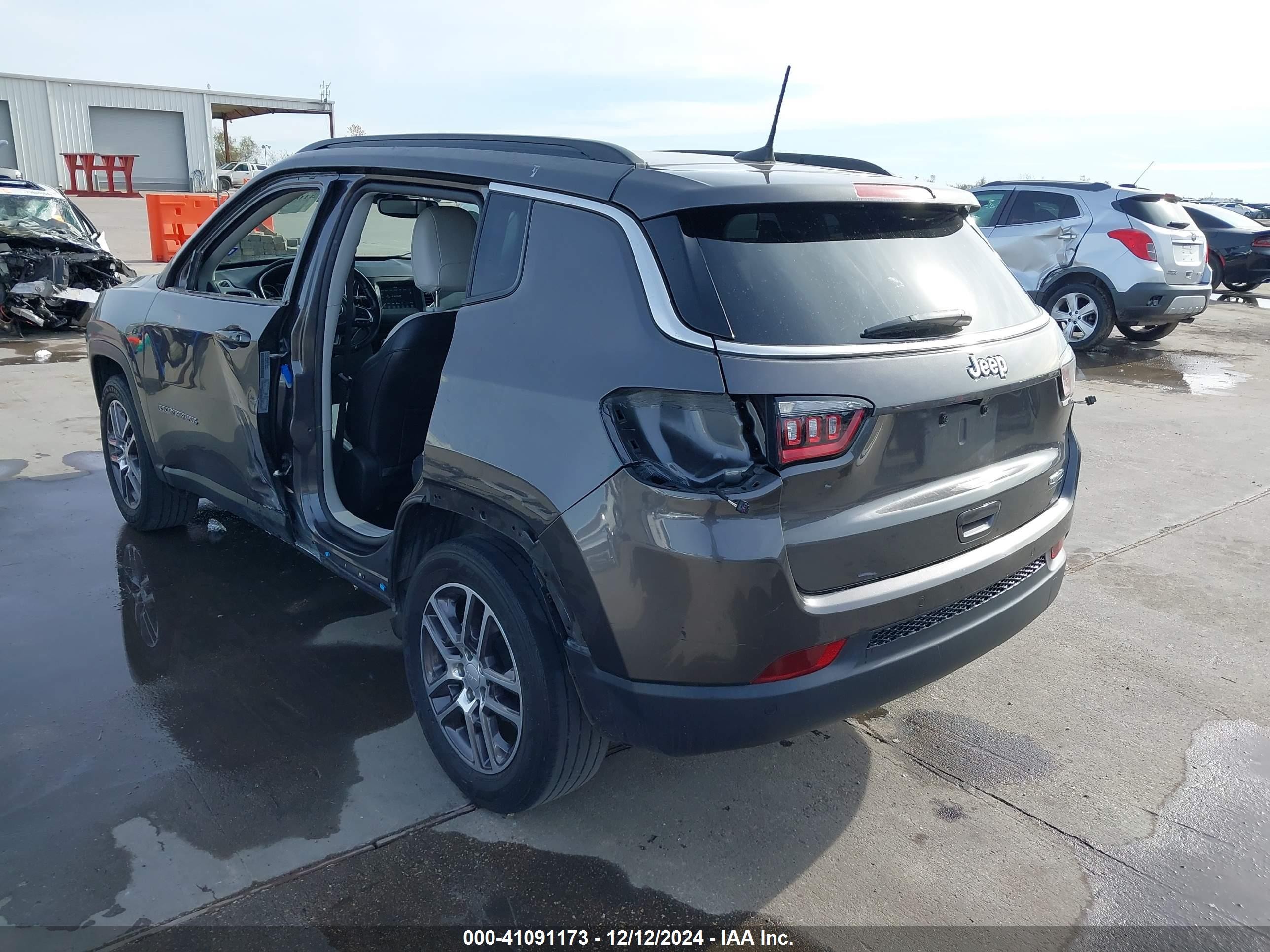 2020 Jeep Compass Sun And Safety Fwd Gray vin: 3C4NJCBB4LT258774