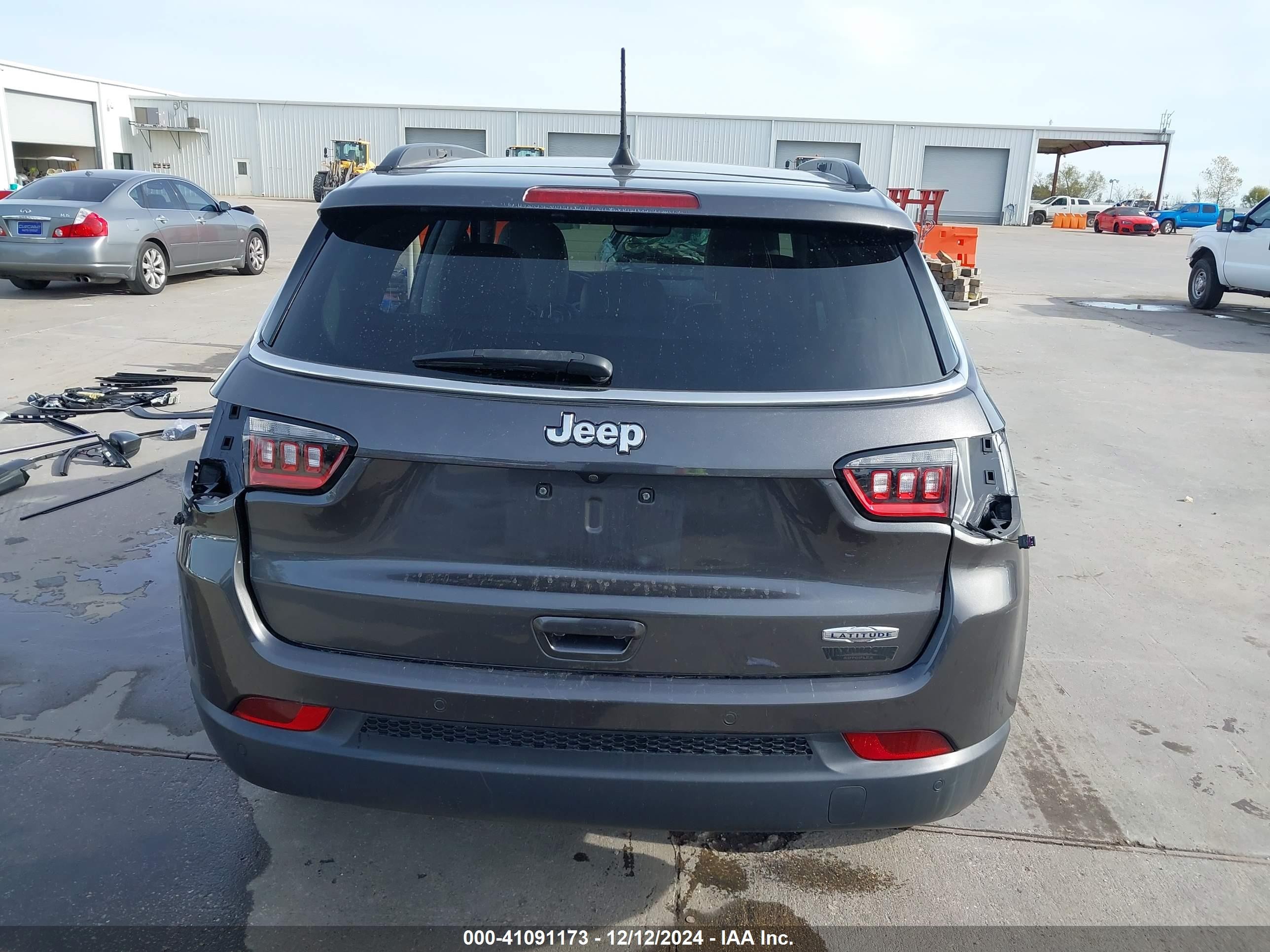 2020 Jeep Compass Sun And Safety Fwd Gray vin: 3C4NJCBB4LT258774