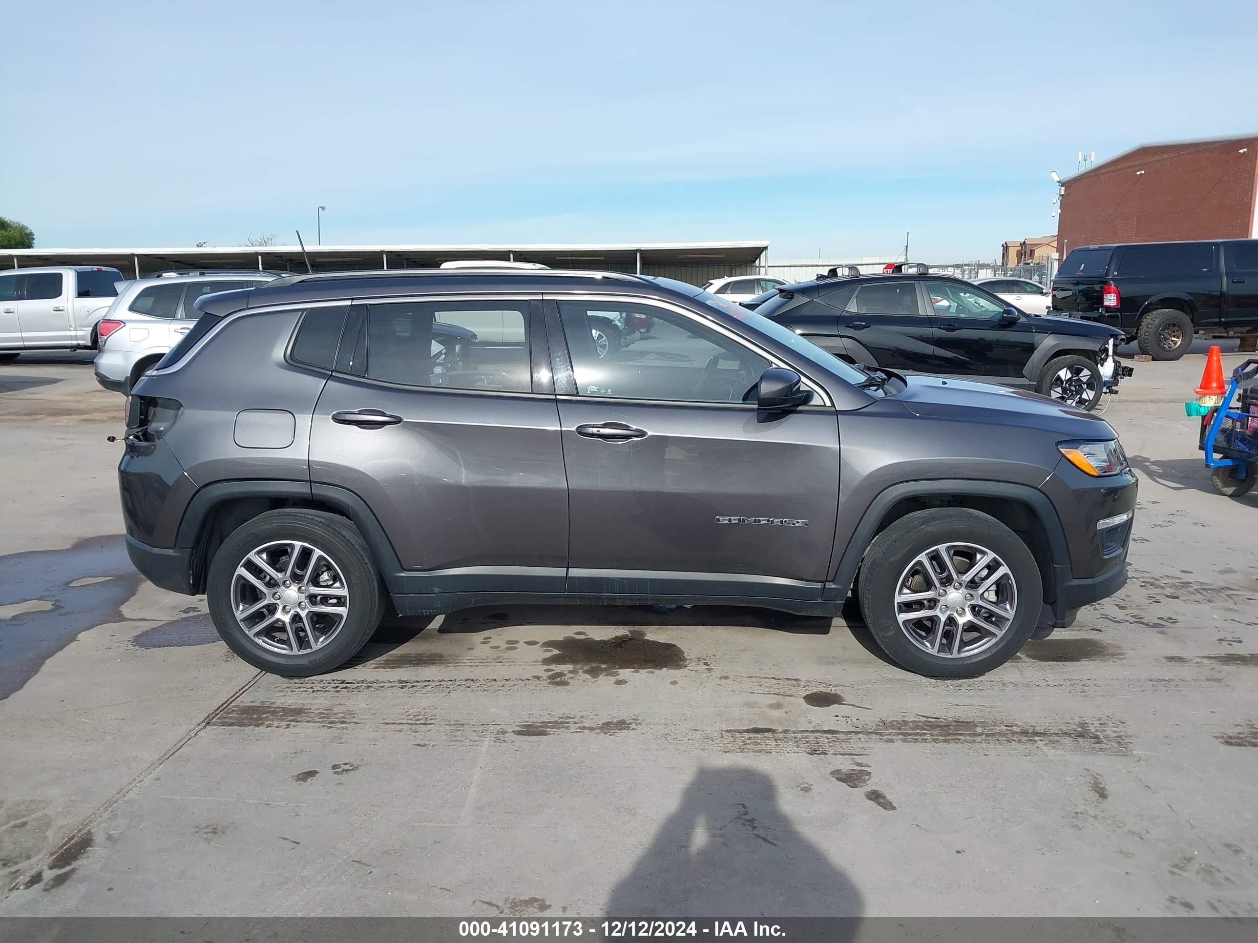 2020 Jeep Compass Sun And Safety Fwd Gray vin: 3C4NJCBB4LT258774
