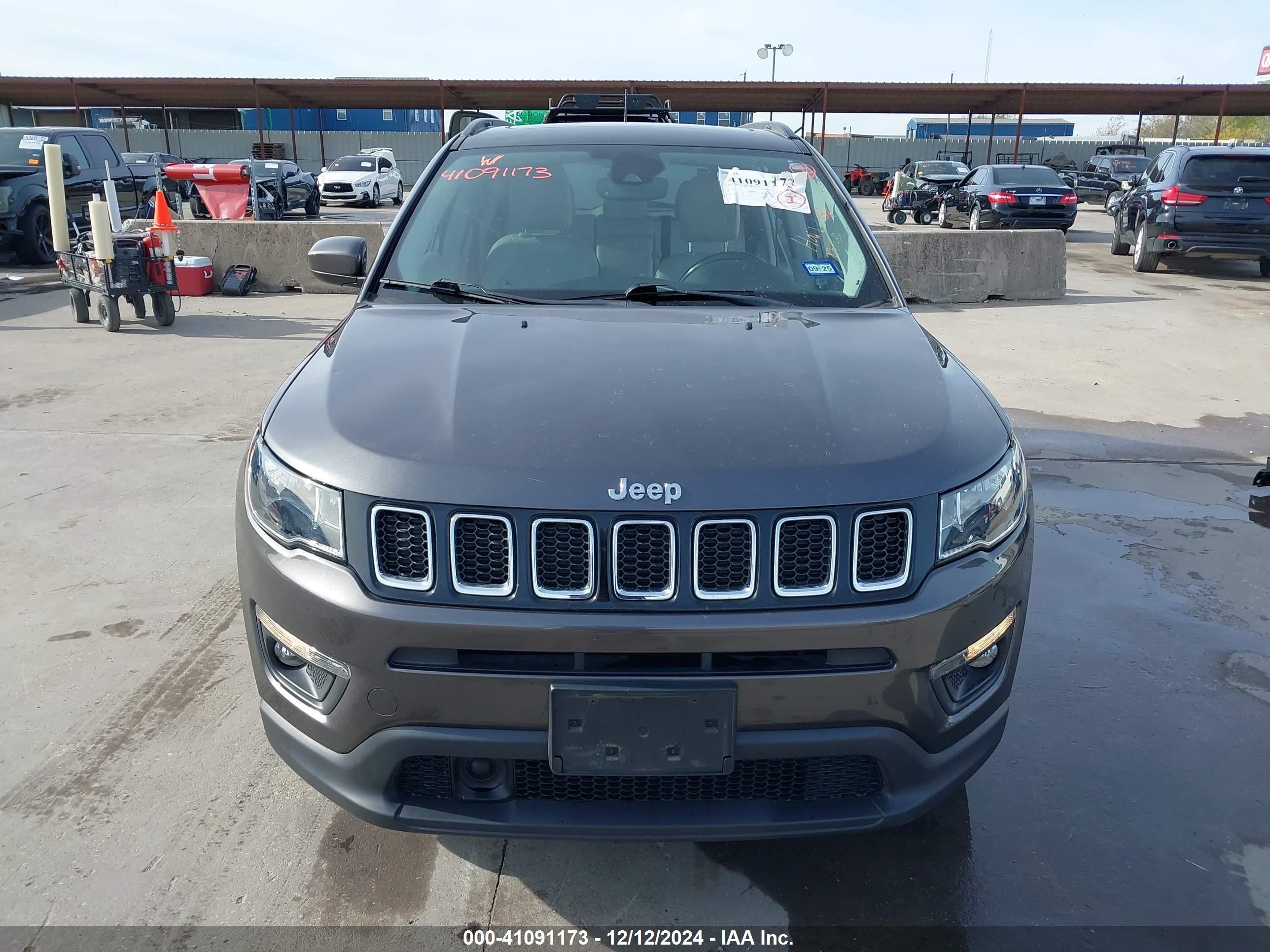 2020 Jeep Compass Sun And Safety Fwd Gray vin: 3C4NJCBB4LT258774