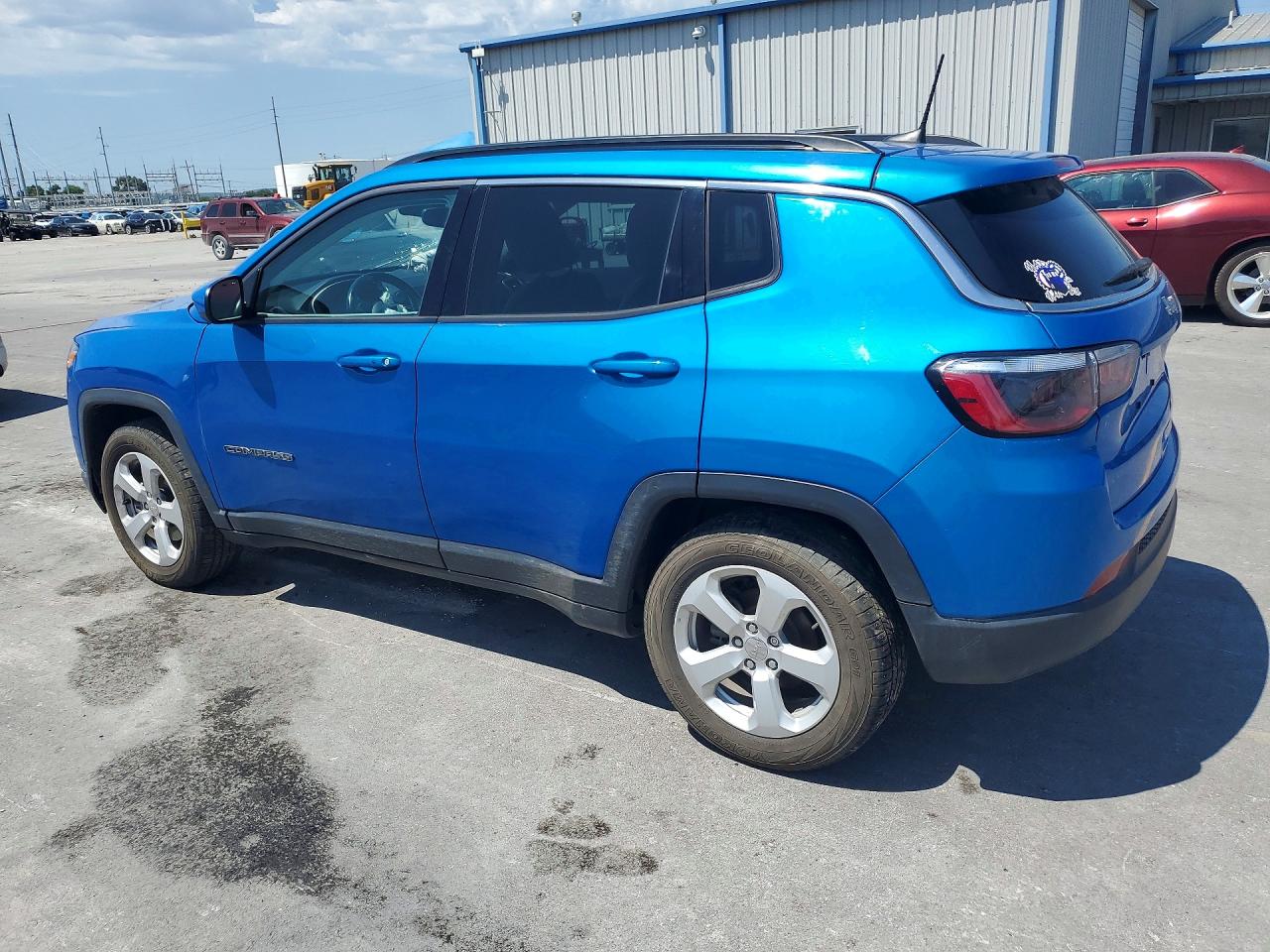 2021 Jeep Compass Latitude Blue vin: 3C4NJCBB5MT509223