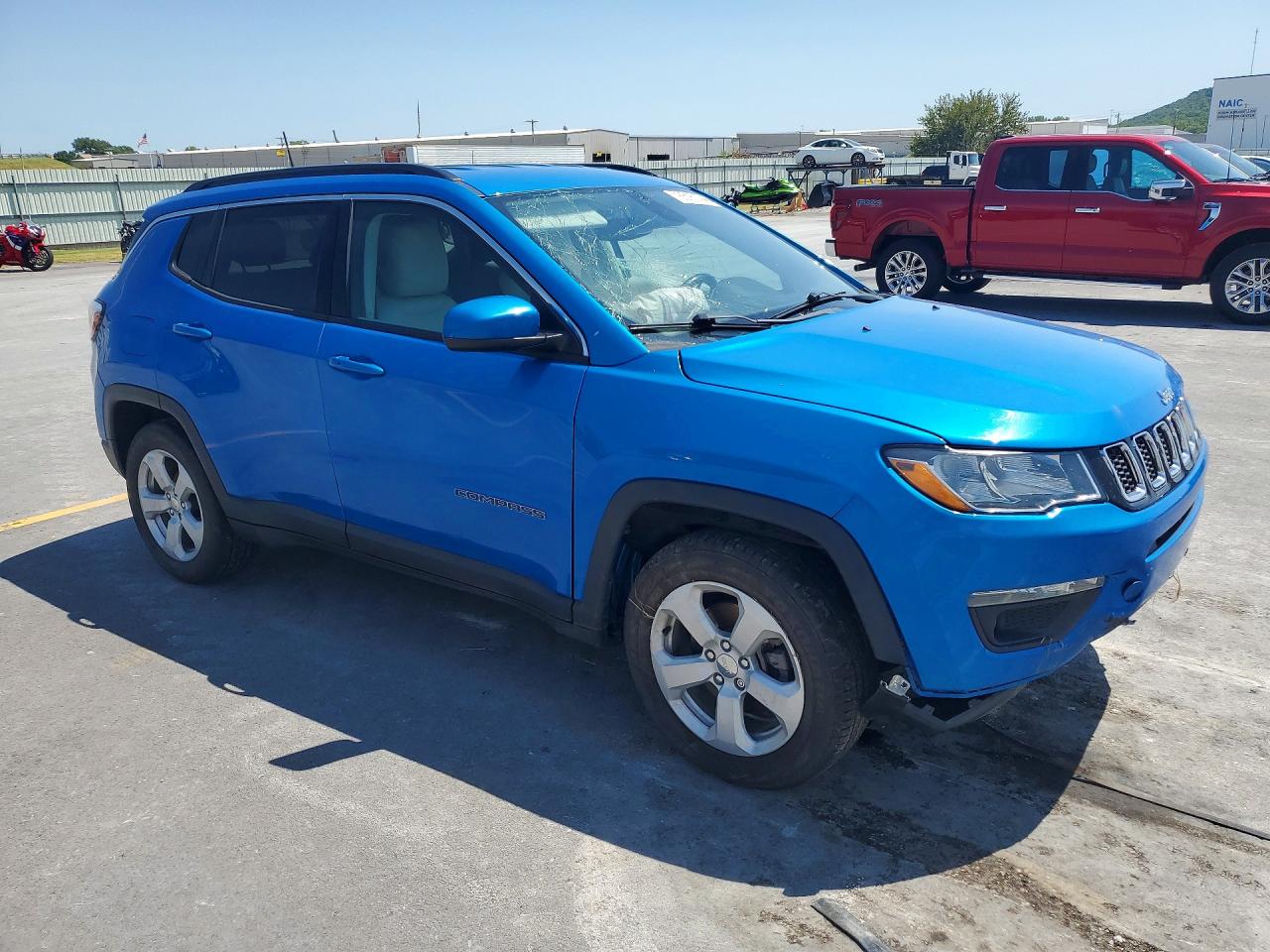 2021 Jeep Compass Latitude Blue vin: 3C4NJCBB5MT509223