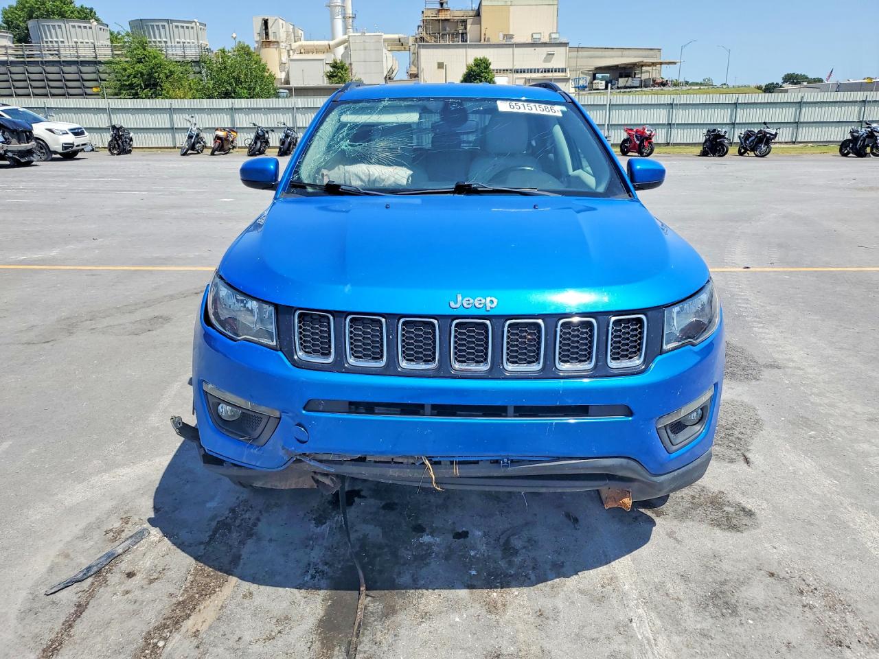2021 Jeep Compass Latitude Blue vin: 3C4NJCBB5MT509223