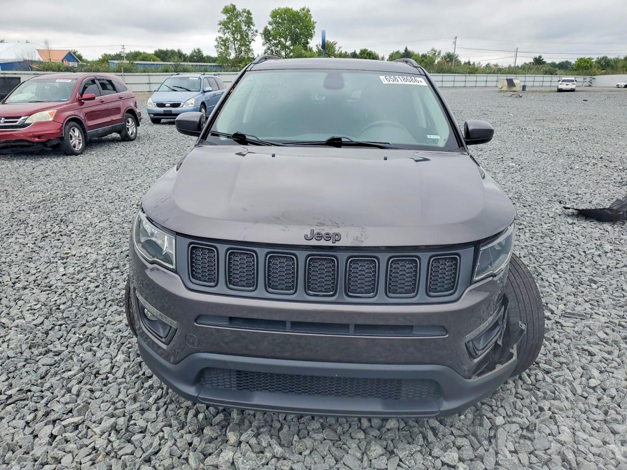 2021 Jeep Compass Latitude Серый vin: 3C4NJCBB5MT604168