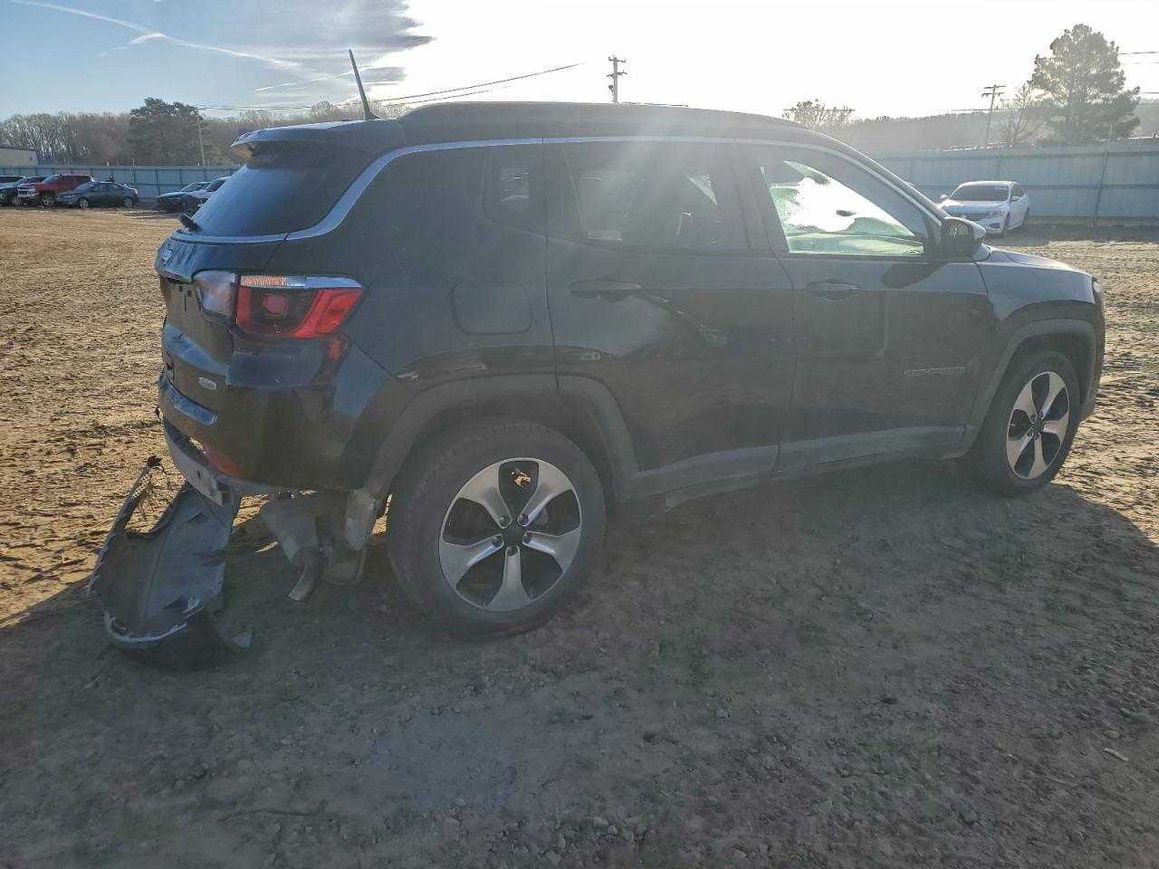 2018 Jeep Compass Latitude Black vin: 3C4NJCBB6JT309060