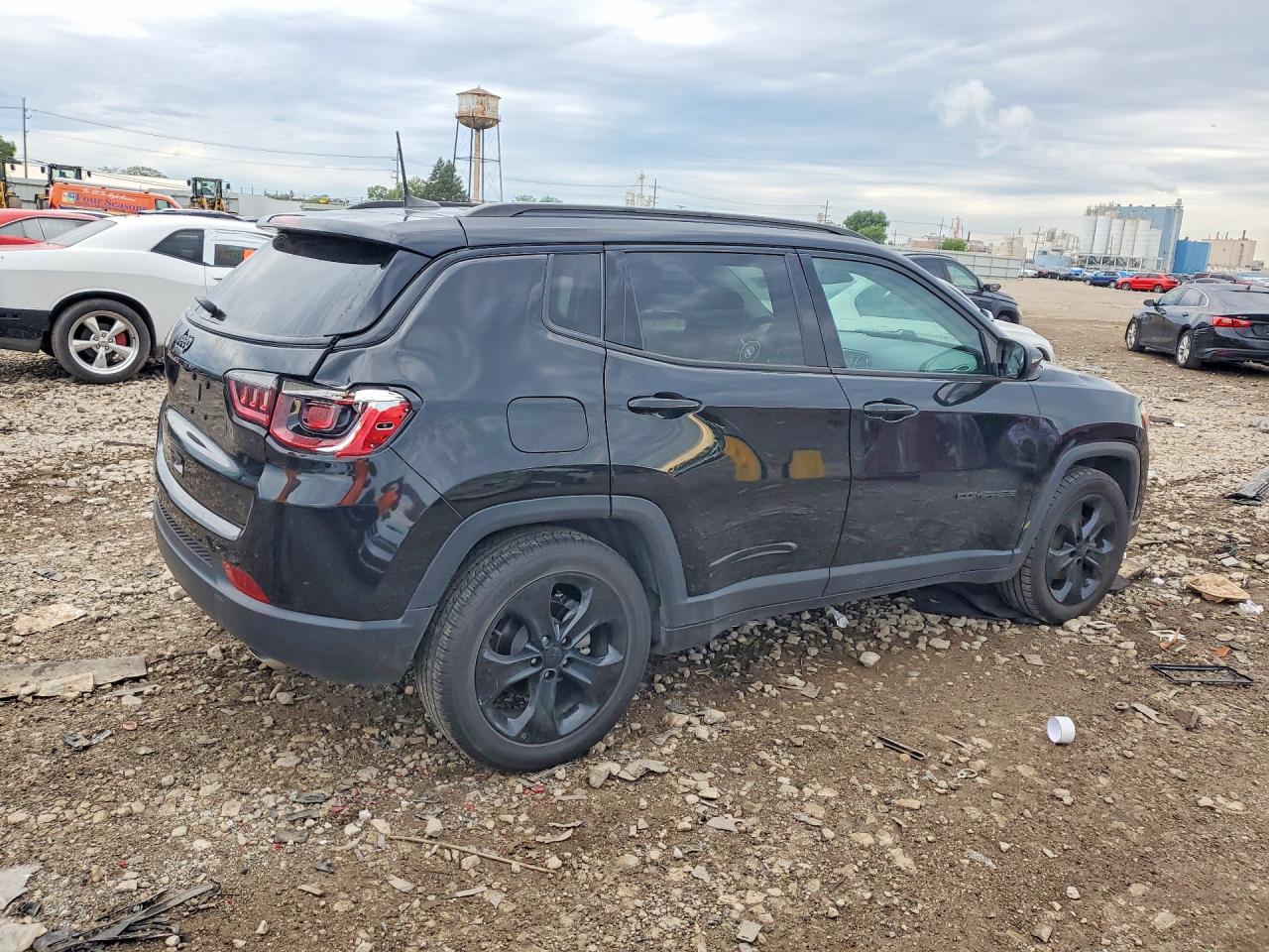 2021 Jeep Compass Latitude Black vin: 3C4NJCBB6MT585632