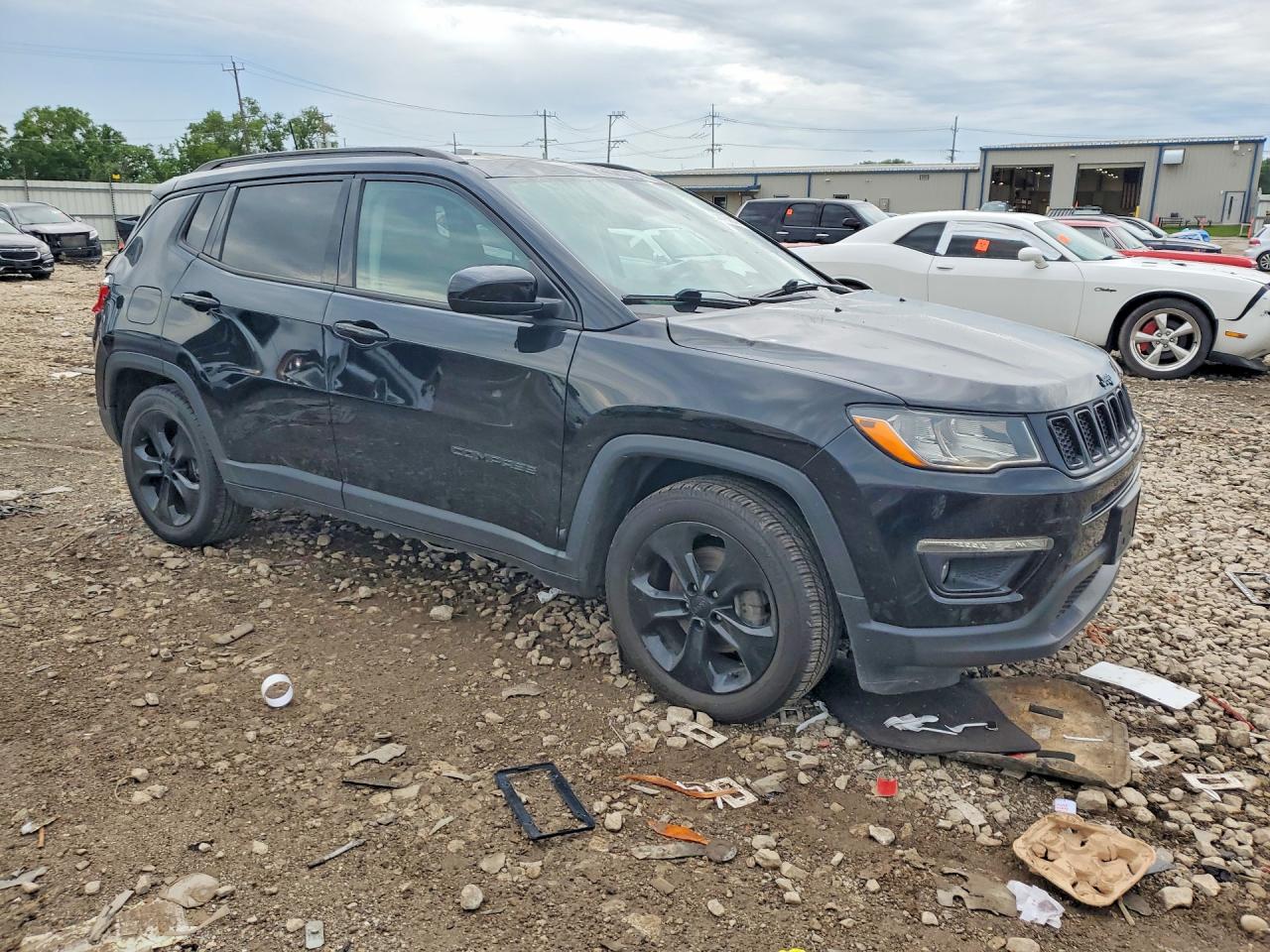 2021 Jeep Compass Latitude Black vin: 3C4NJCBB6MT585632