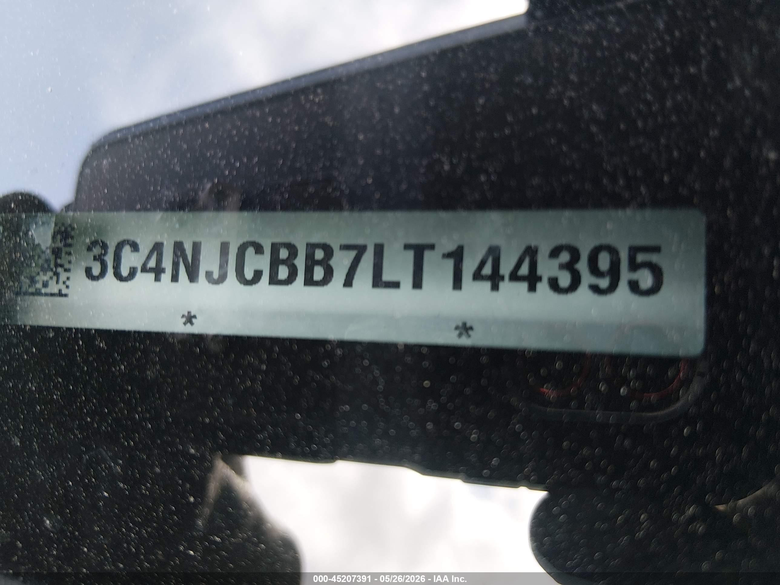2020 Jeep Compass Sun And Wheel Fwd Black vin: 3C4NJCBB7LT144395