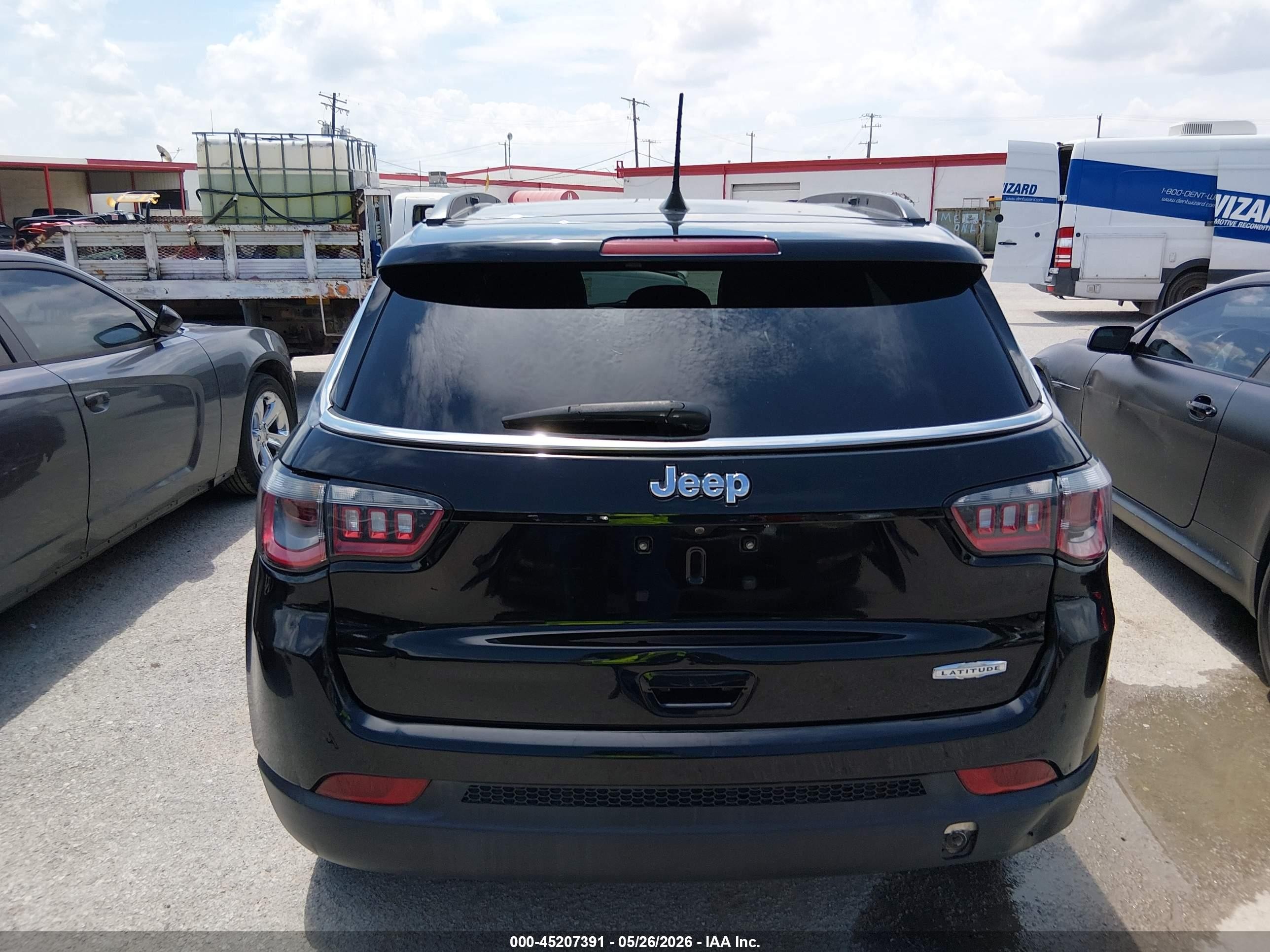 2020 Jeep Compass Sun And Wheel Fwd Black vin: 3C4NJCBB7LT144395