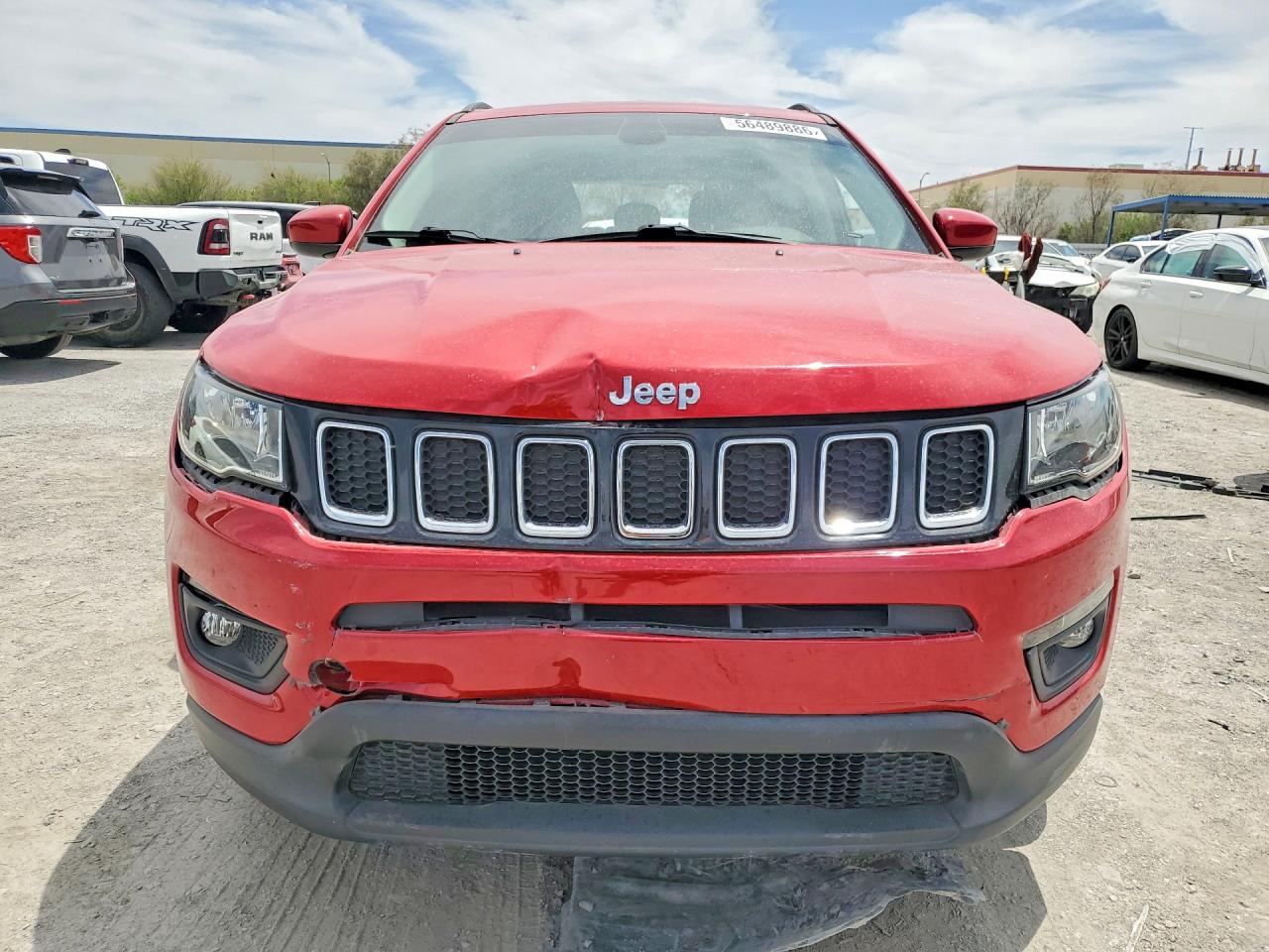 2017 Jeep Compass Latitude Красный vin: 3C4NJCBB8HT668808