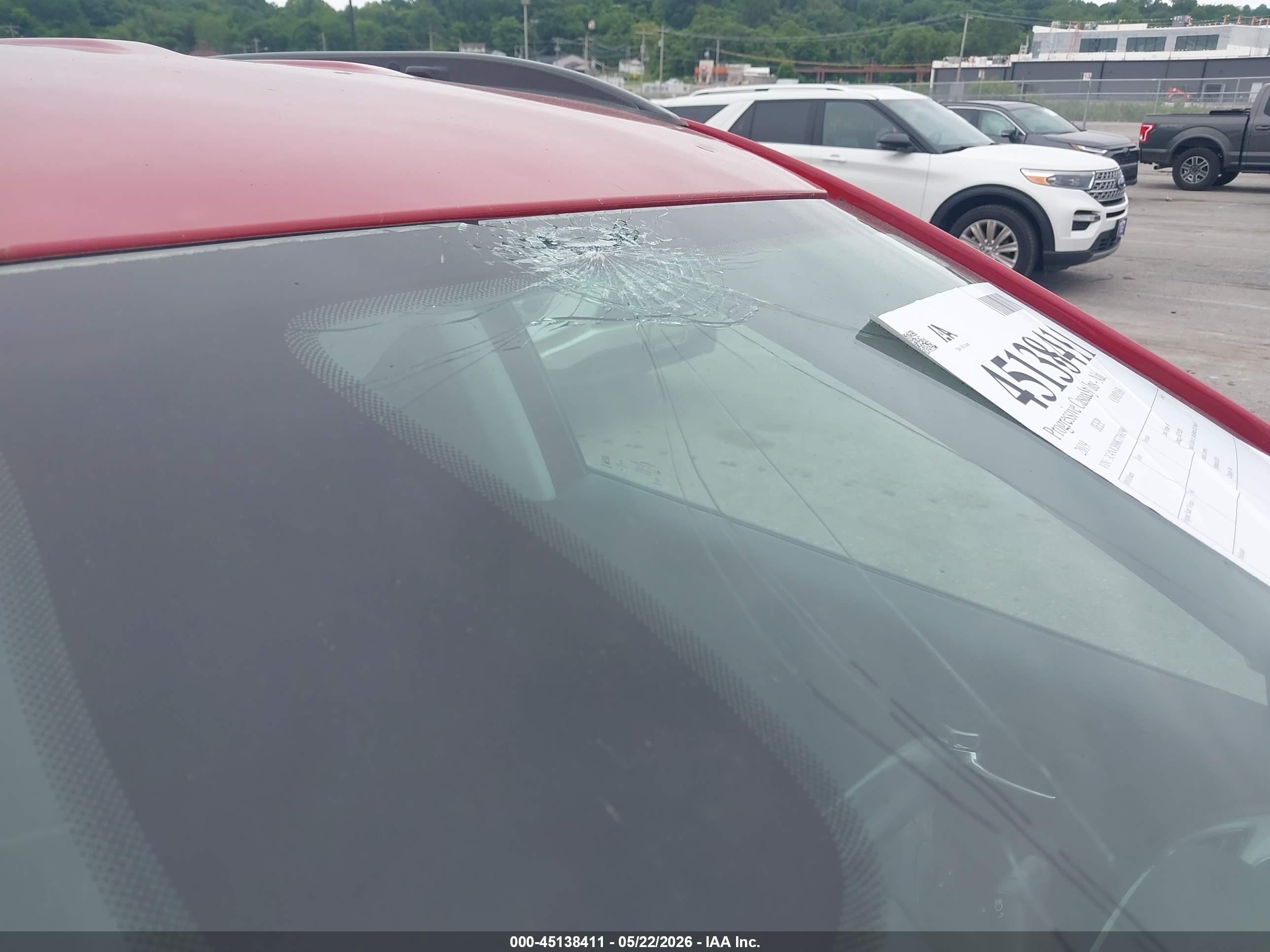 2019 Jeep Compass Latitude Fwd Red vin: 3C4NJCBB8KT706190