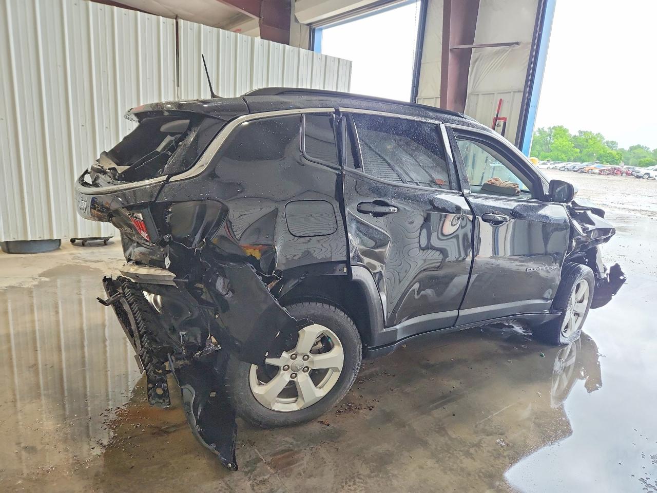 2019 Jeep Compass Latitude Black vin: 3C4NJCBB8KT855604