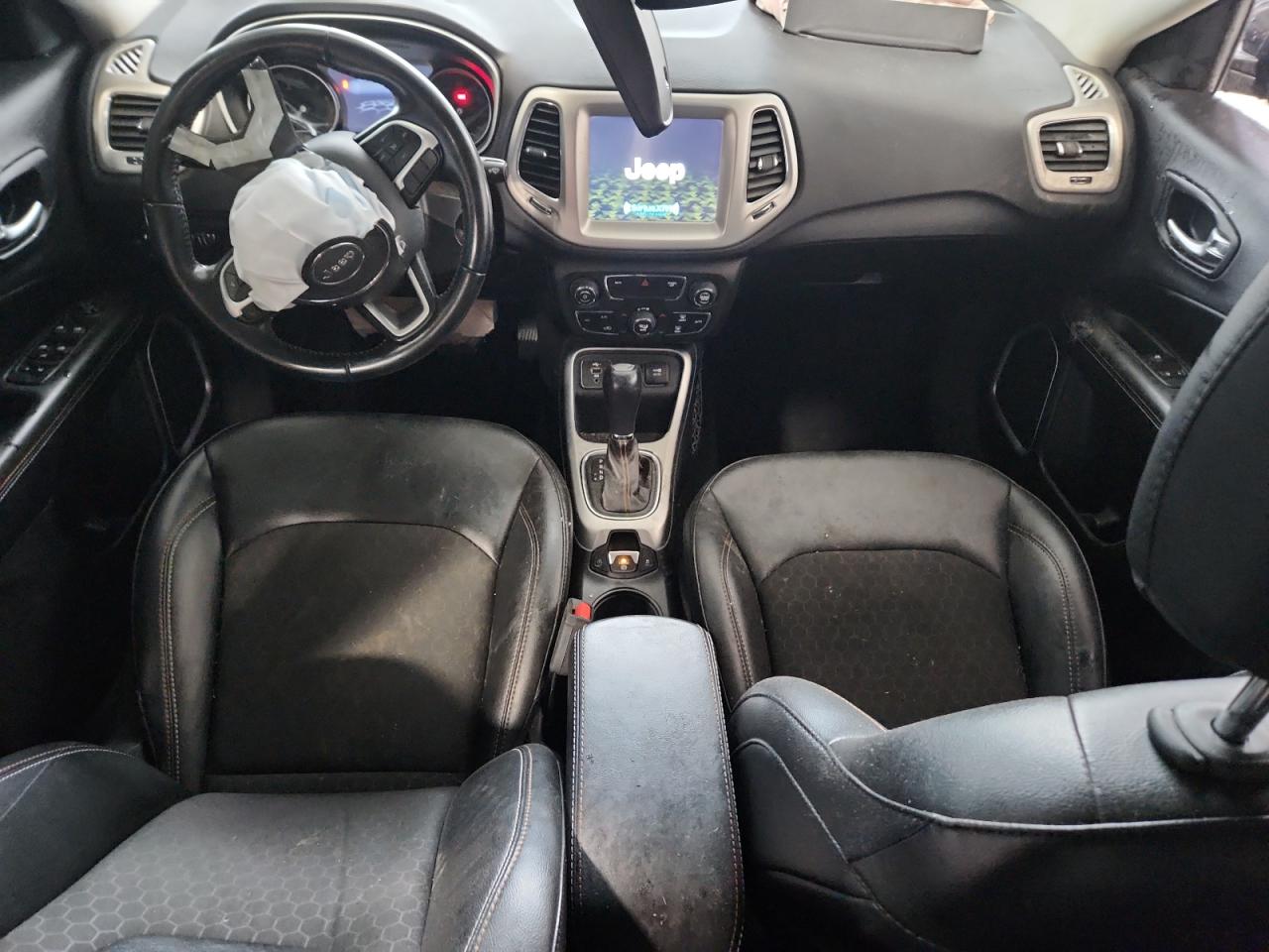 2019 Jeep Compass Latitude Black vin: 3C4NJCBB8KT855604 Damage: Airbag - Front Left, Deployed, Replacement Required