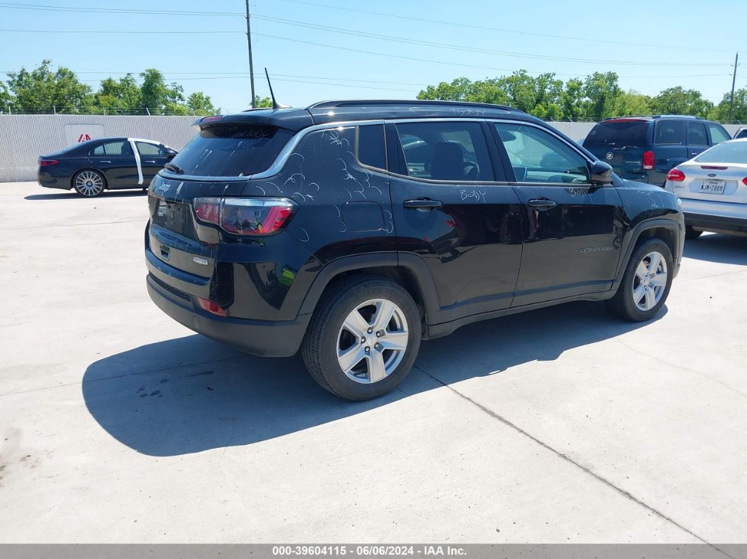 2022 Jeep Compass Latitude Fwd Black vin: 3C4NJCBB8NT103518
