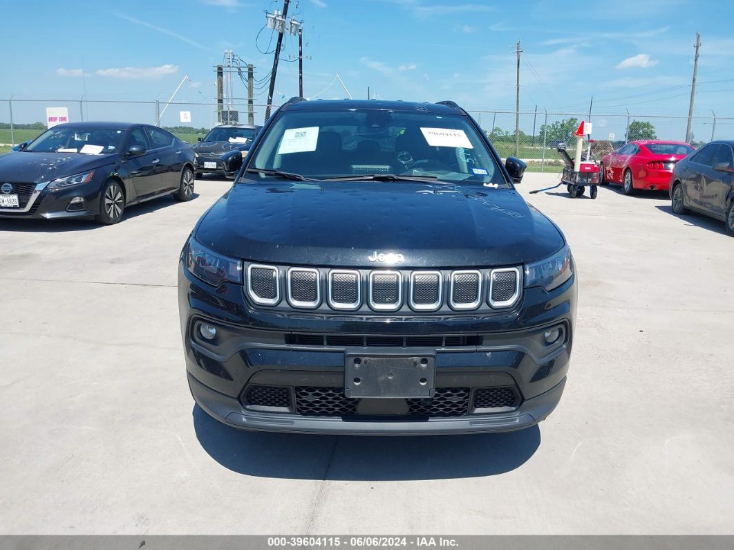 2022 Jeep Compass Latitude Fwd Black vin: 3C4NJCBB8NT103518