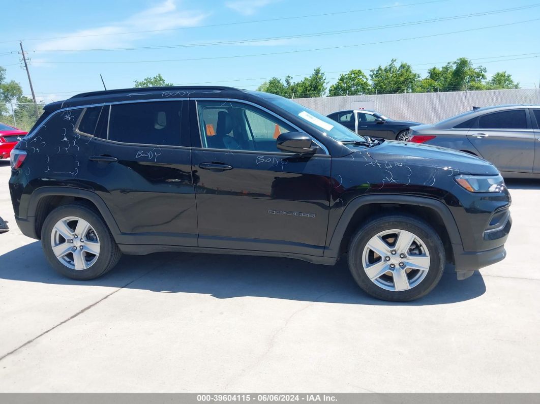 2022 Jeep Compass Latitude Fwd Black vin: 3C4NJCBB8NT103518