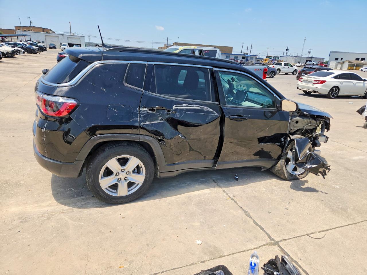 2022 Jeep Compass Latitude Black vin: 3C4NJCBB8NT103518
