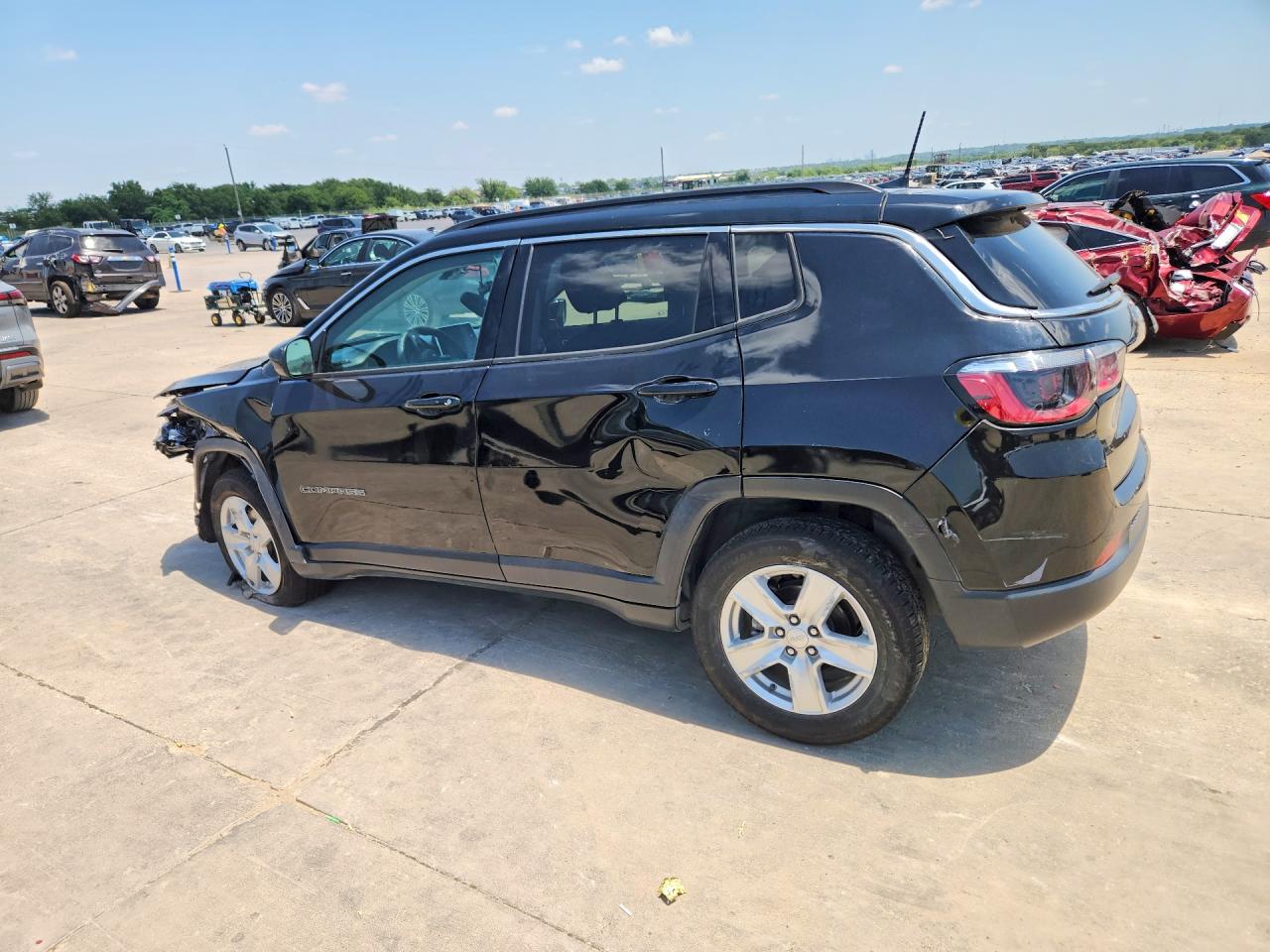 2022 Jeep Compass Latitude Black vin: 3C4NJCBB8NT103518