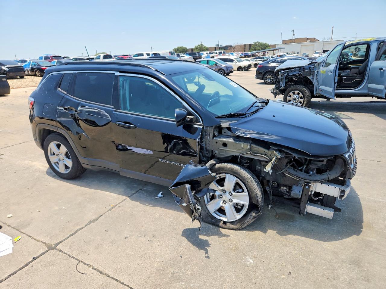 2022 Jeep Compass Latitude Black vin: 3C4NJCBB8NT103518