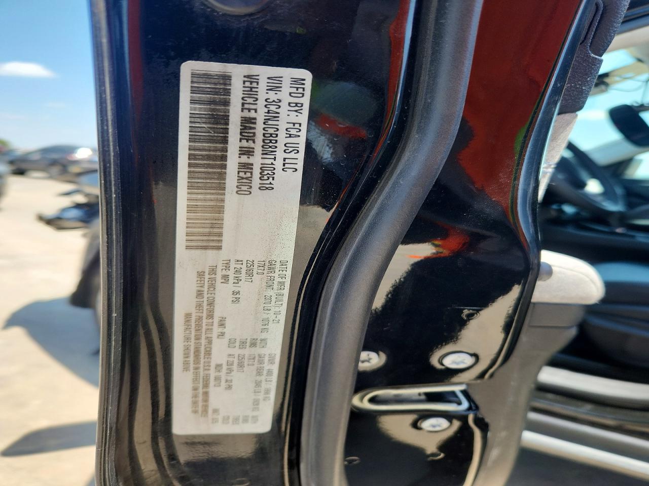 2022 Jeep Compass Latitude Black vin: 3C4NJCBB8NT103518