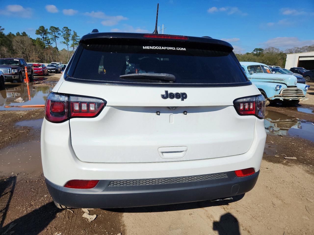 2022 Jeep Compass Latitude White vin: 3C4NJCBB8NT179854