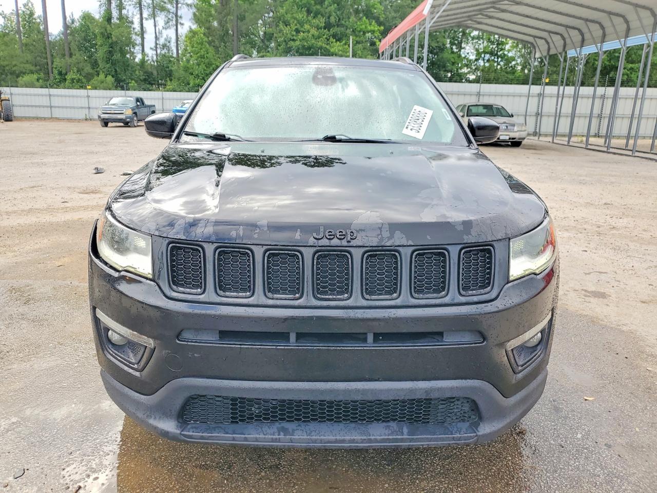 2019 Jeep Compass Latitude Черный vin: 3C4NJCBBXKT663777