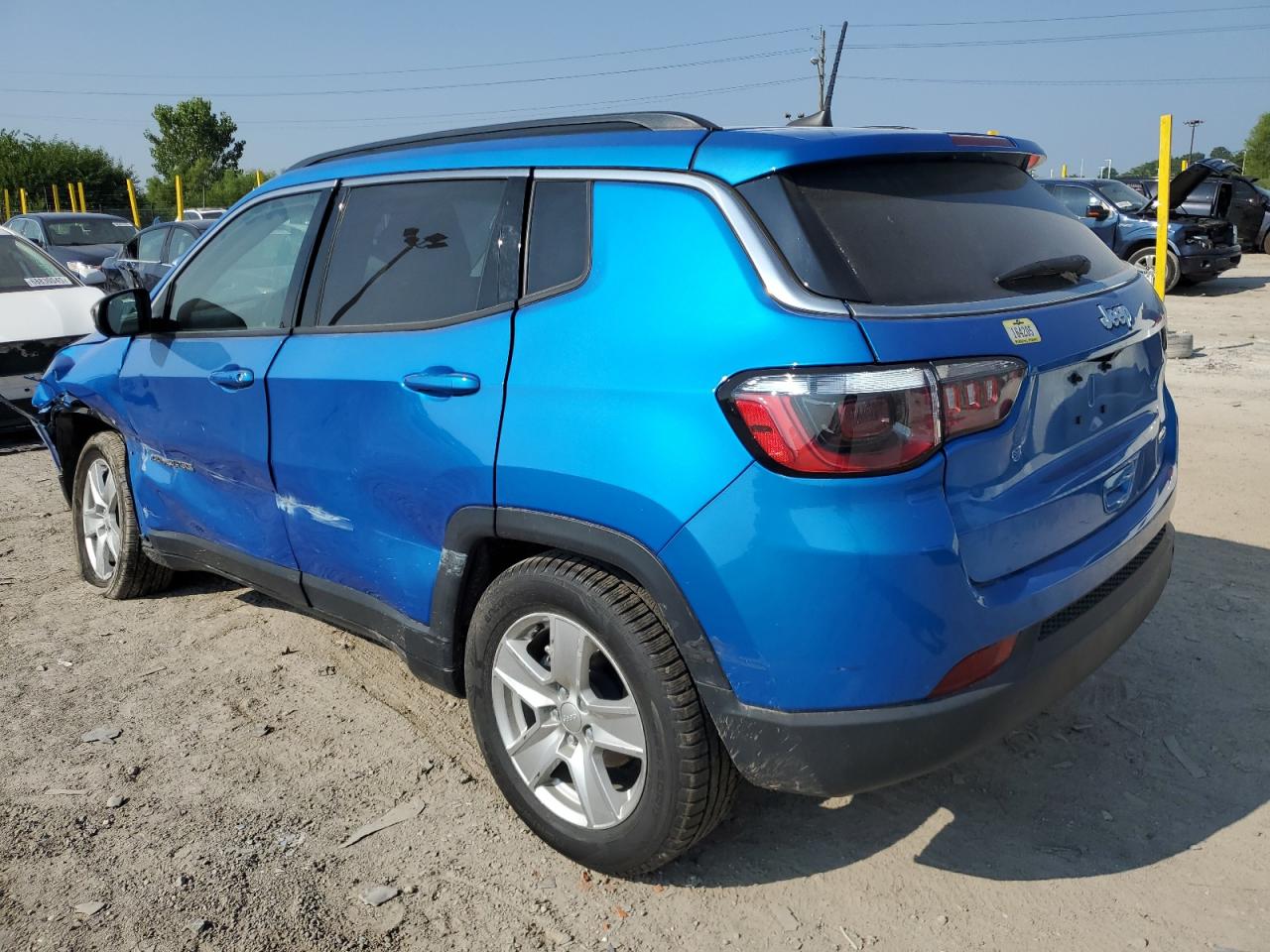 2022 Jeep Compass Latitude Blue vin: 3C4NJCBBXNT166300