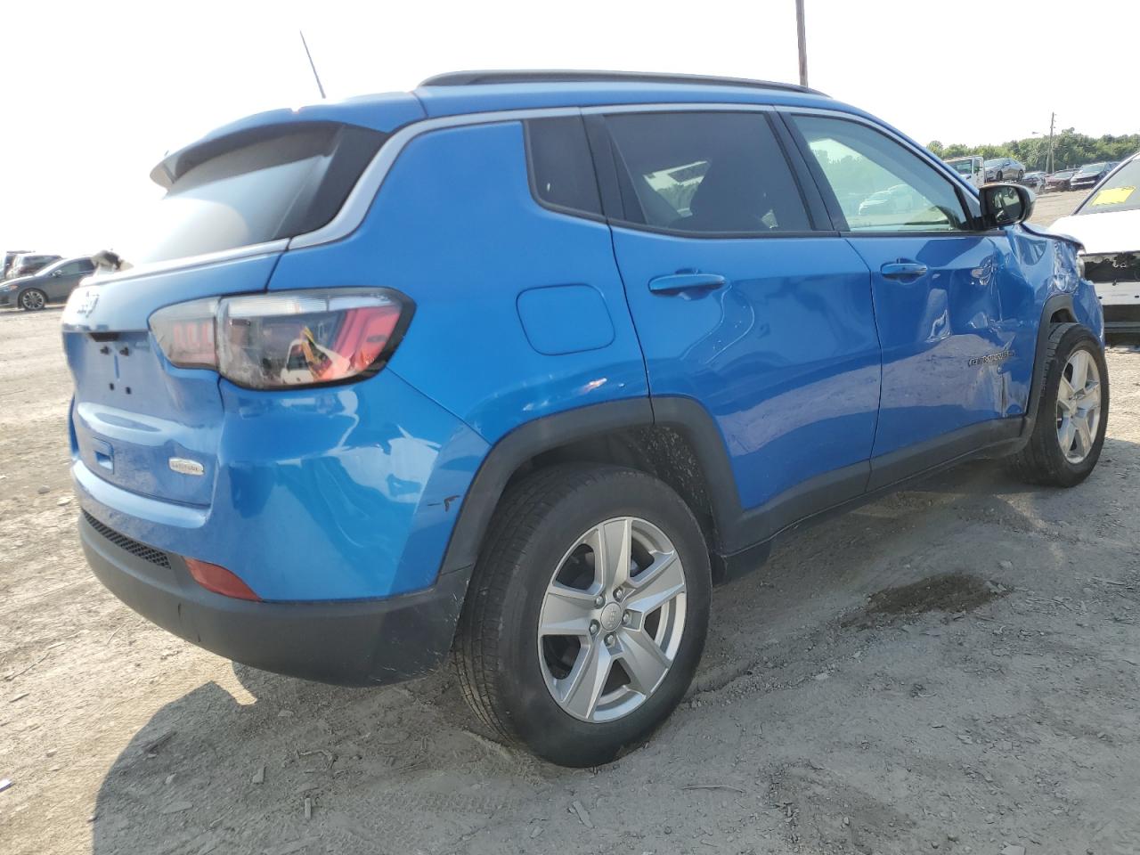 2022 Jeep Compass Latitude Blue vin: 3C4NJCBBXNT166300