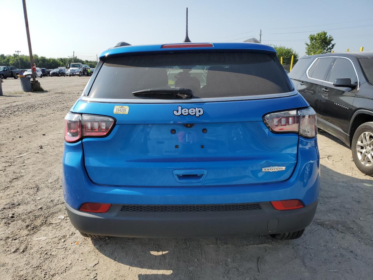 2022 Jeep Compass Latitude Blue vin: 3C4NJCBBXNT166300