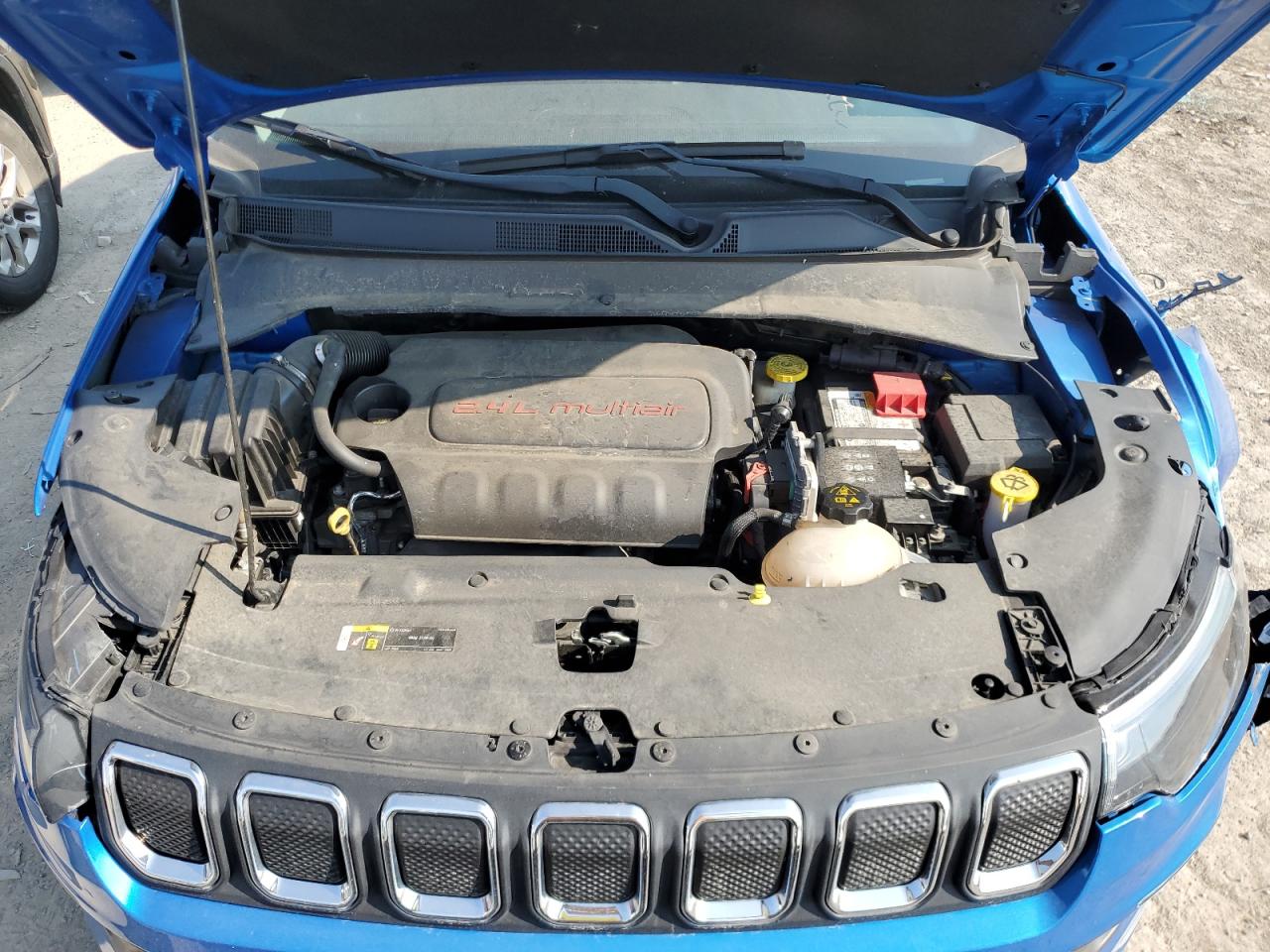 2022 Jeep Compass Latitude Blue vin: 3C4NJCBBXNT166300