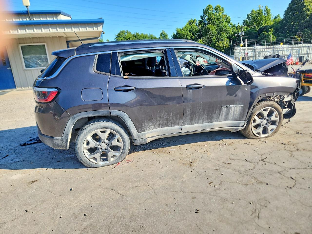 2018 Jeep Compass Limited Charcoal vin: 3C4NJCCB0JT358642