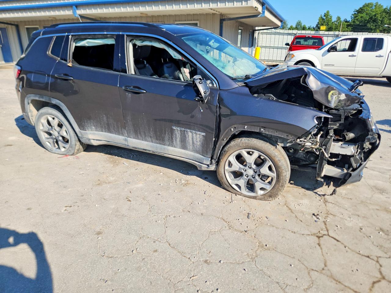2018 Jeep Compass Limited Charcoal vin: 3C4NJCCB0JT358642
