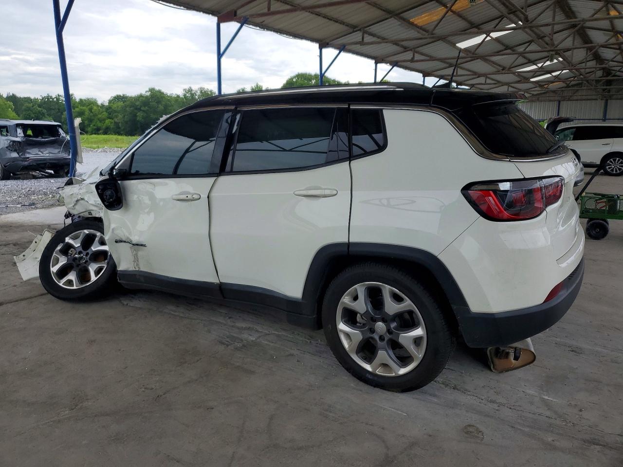 2020 Jeep Compass Limited White vin: 3C4NJCCB0LT125721