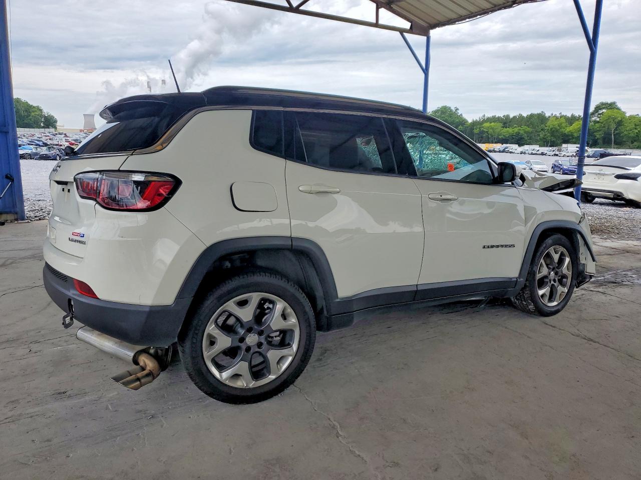 2020 Jeep Compass Limited White vin: 3C4NJCCB0LT125721