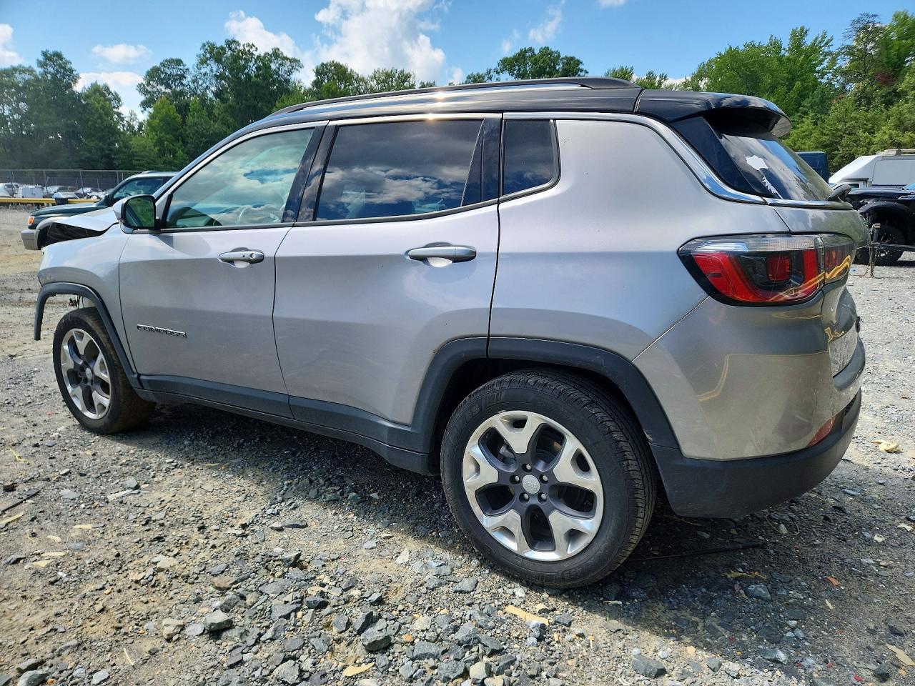 2020 Jeep Compass Limited Gray vin: 3C4NJCCB0LT198569