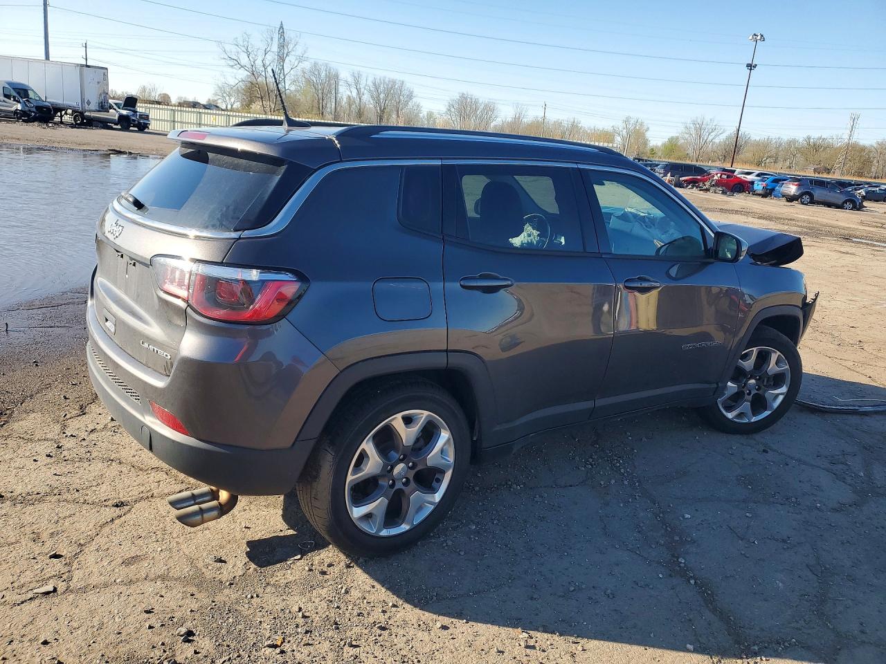 2019 Jeep Compass Limited Серый vin: 3C4NJCCB1KT802144