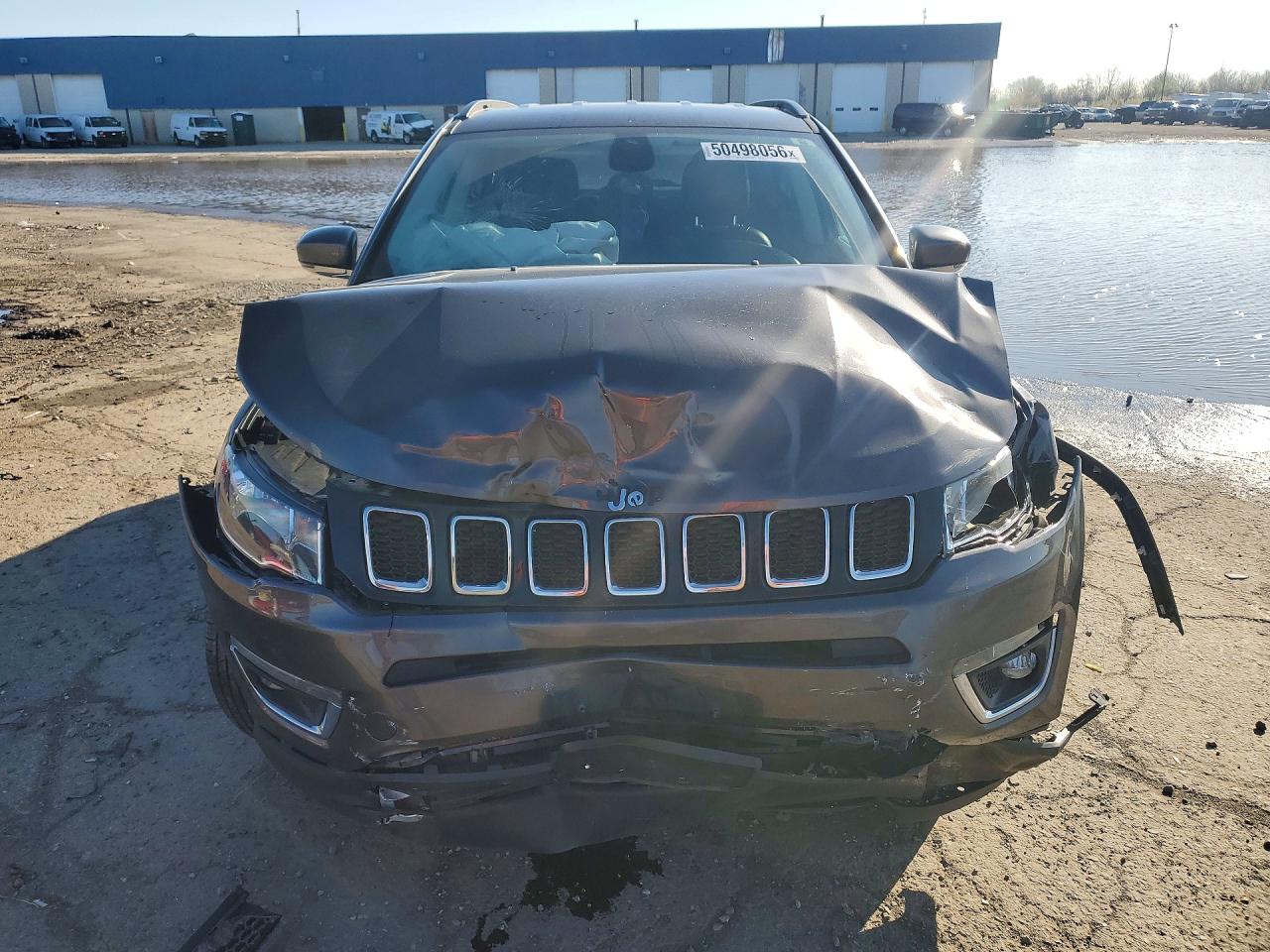 2019 Jeep Compass Limited Серый vin: 3C4NJCCB1KT802144