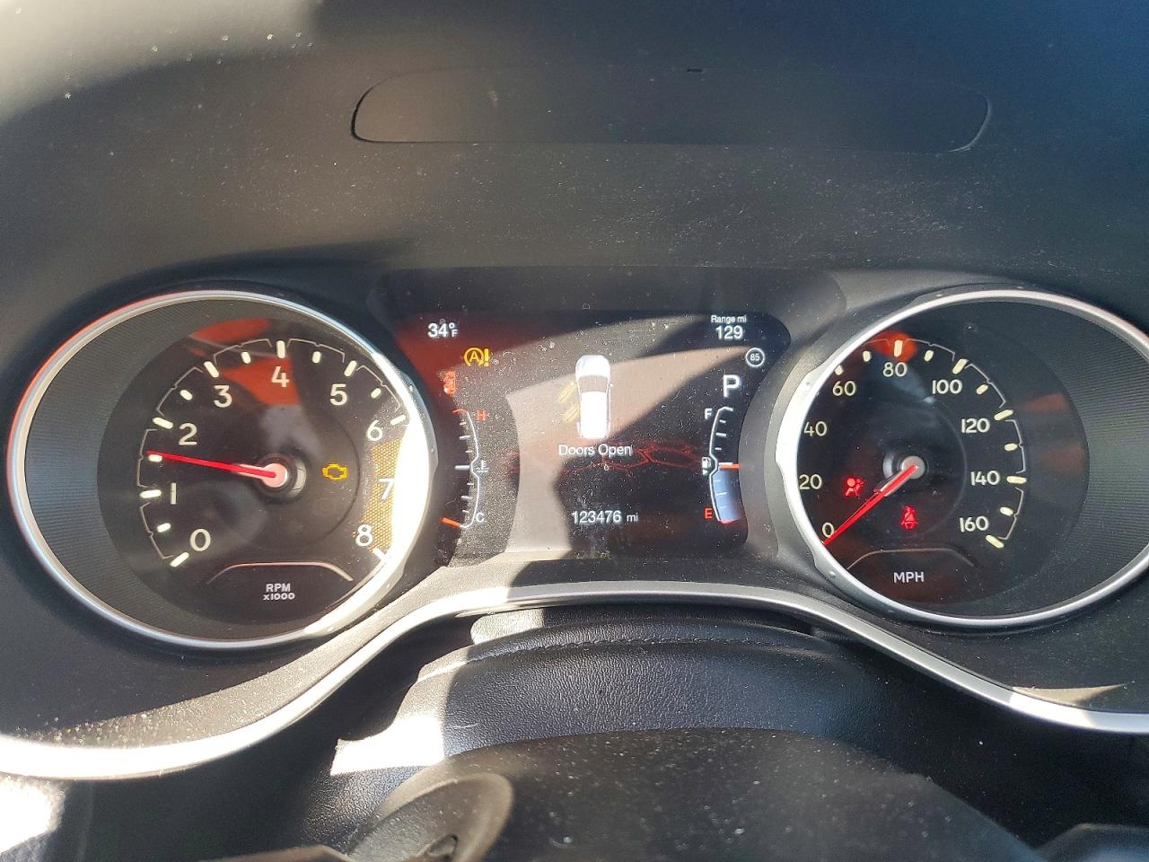 2019 Jeep Compass Limited Серый vin: 3C4NJCCB1KT802144