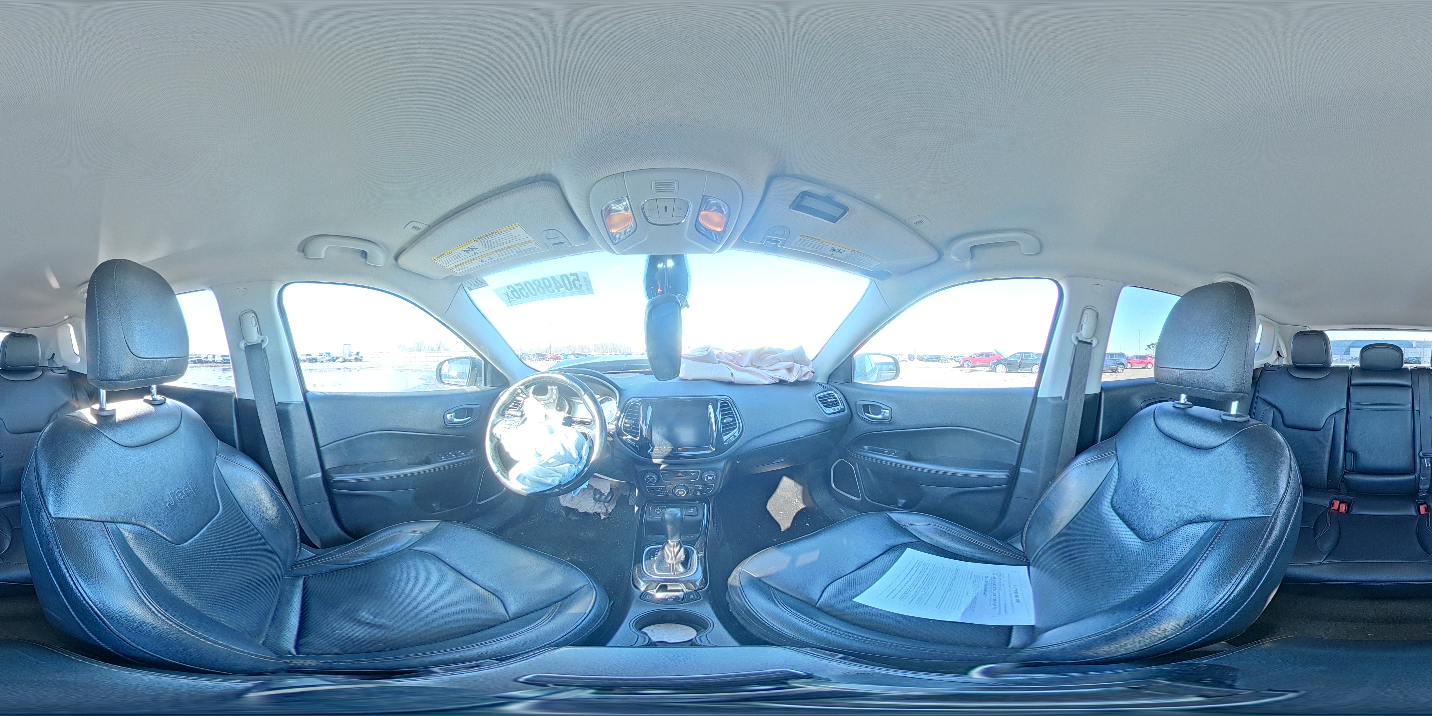 2019 Jeep Compass Limited Серый vin: 3C4NJCCB1KT802144