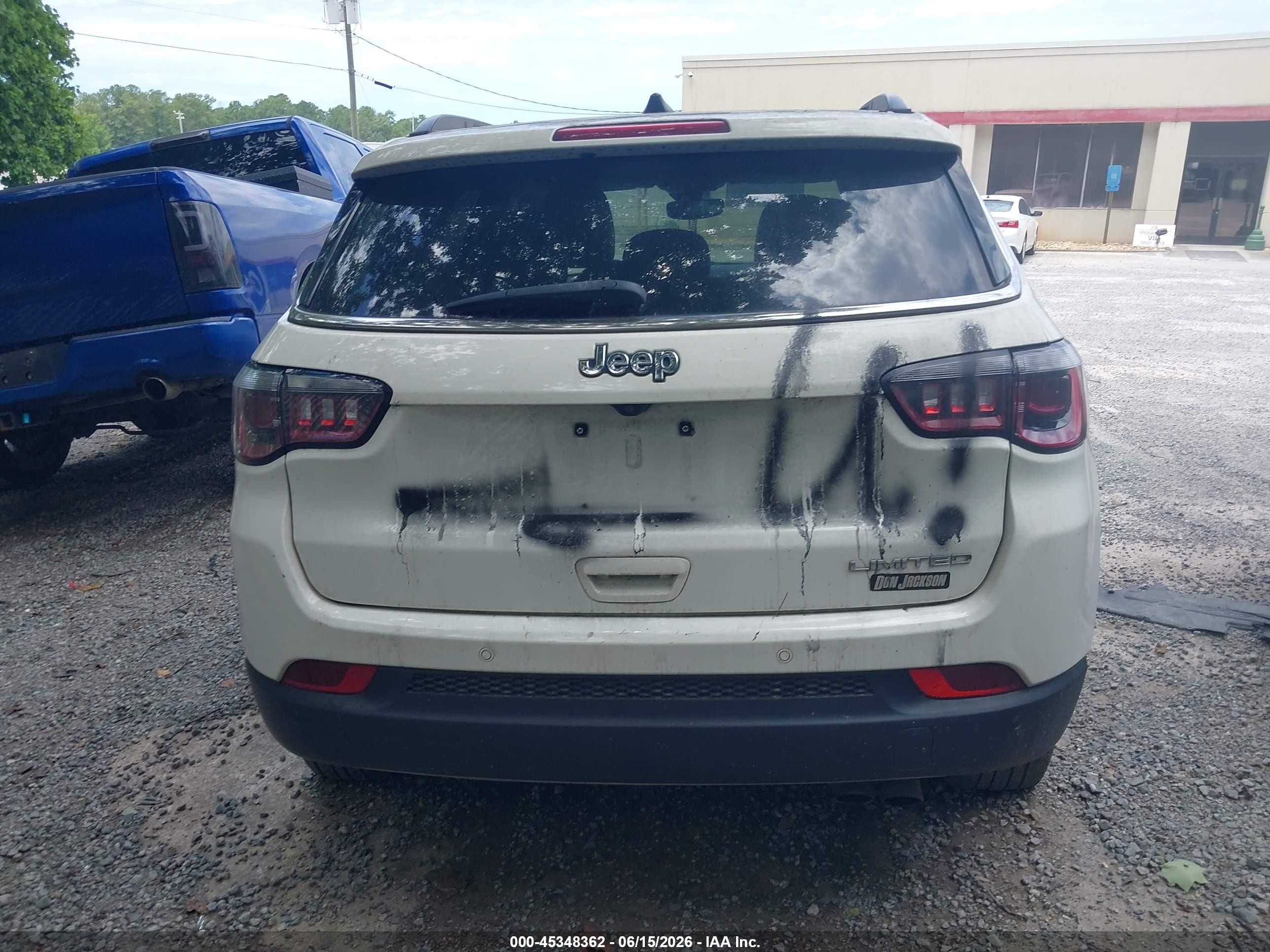 2021 Jeep Compass Limited Fwd White vin: 3C4NJCCB6MT511478