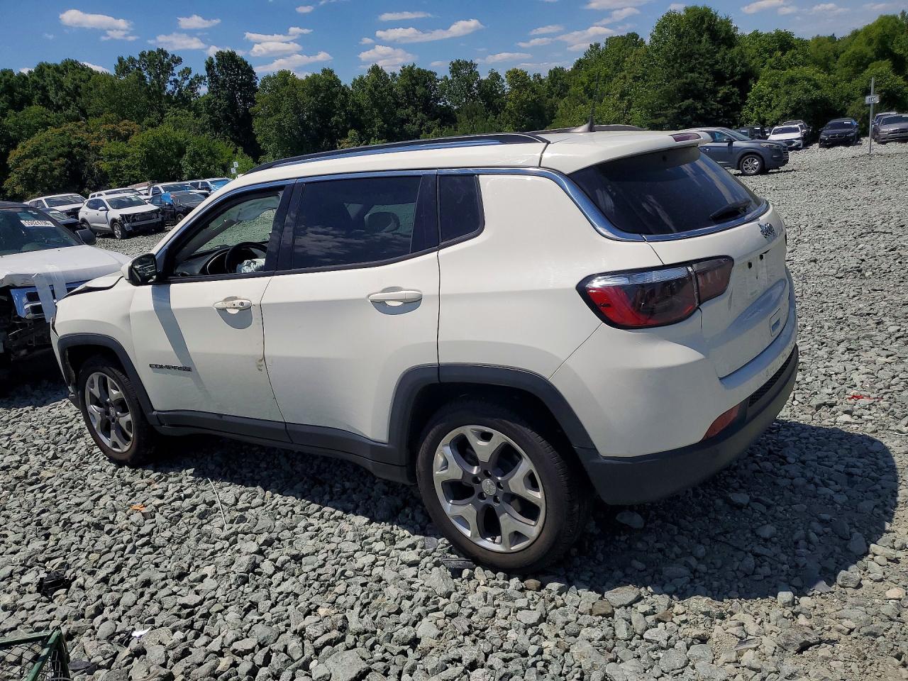 2021 Jeep Compass Limited Белый vin: 3C4NJCCB8MT573352