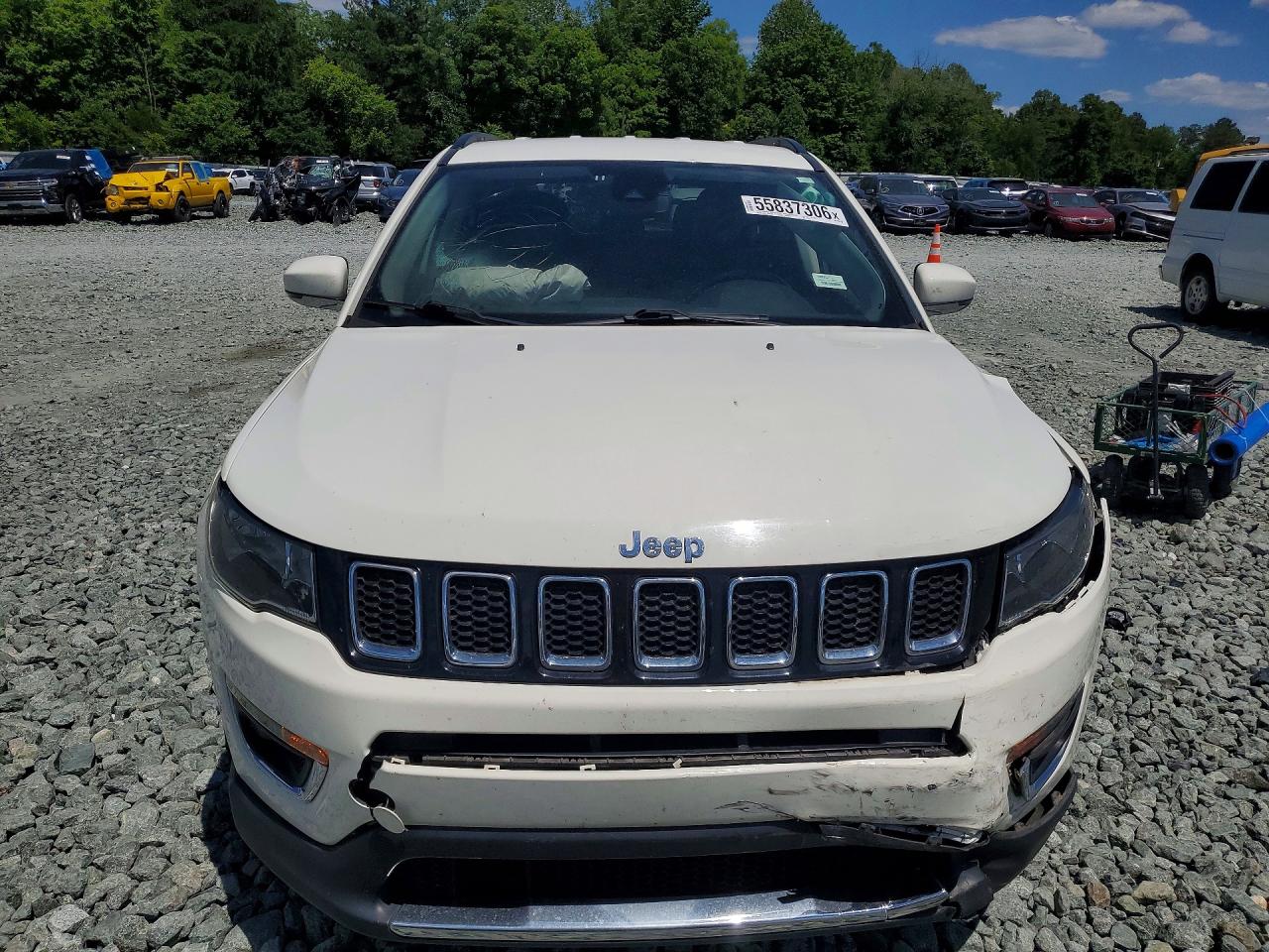 2021 Jeep Compass Limited Белый vin: 3C4NJCCB8MT573352