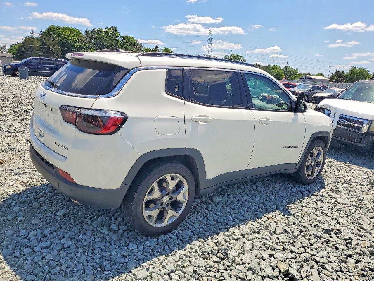 2021 Jeep Compass Limited Белый vin: 3C4NJCCB8MT573352