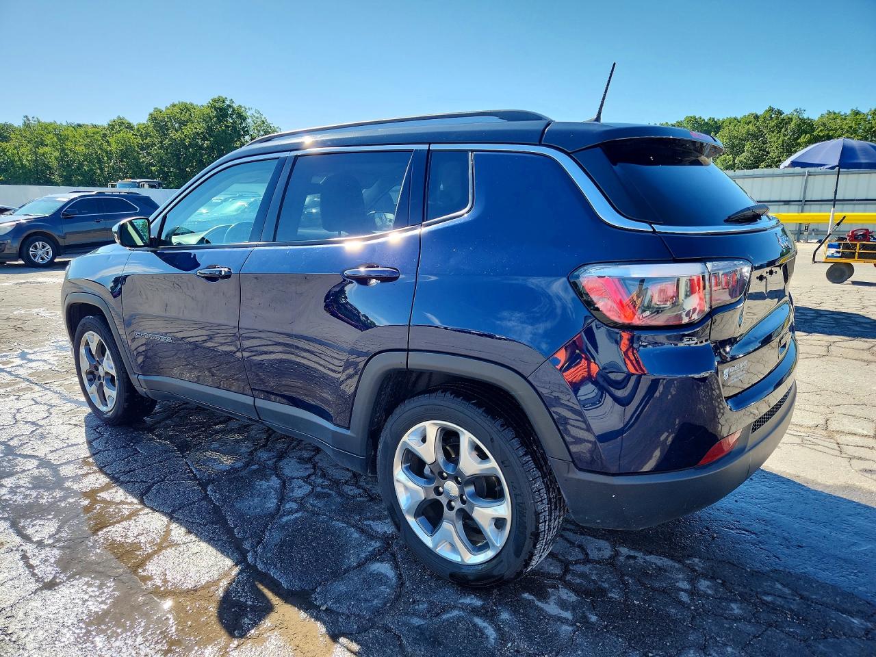 2019 Jeep Compass Limited Синий vin: 3C4NJCCBXKT748925
