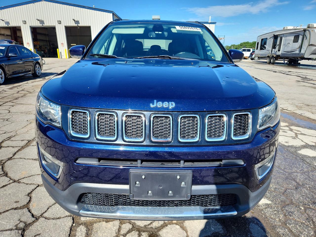 2019 Jeep Compass Limited Синий vin: 3C4NJCCBXKT748925