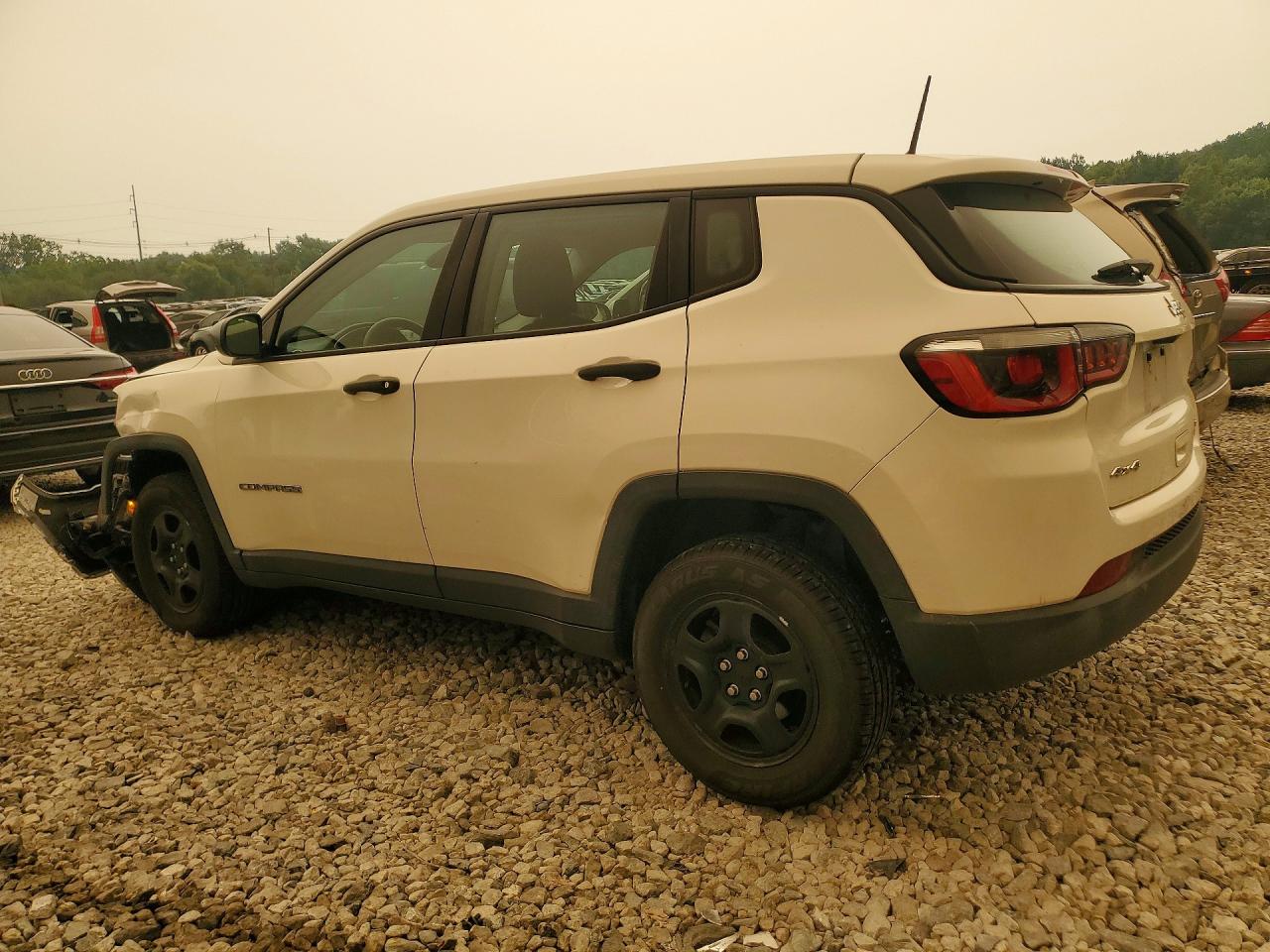 2017 Jeep Compass Sport White vin: 3C4NJDAB1HT667006