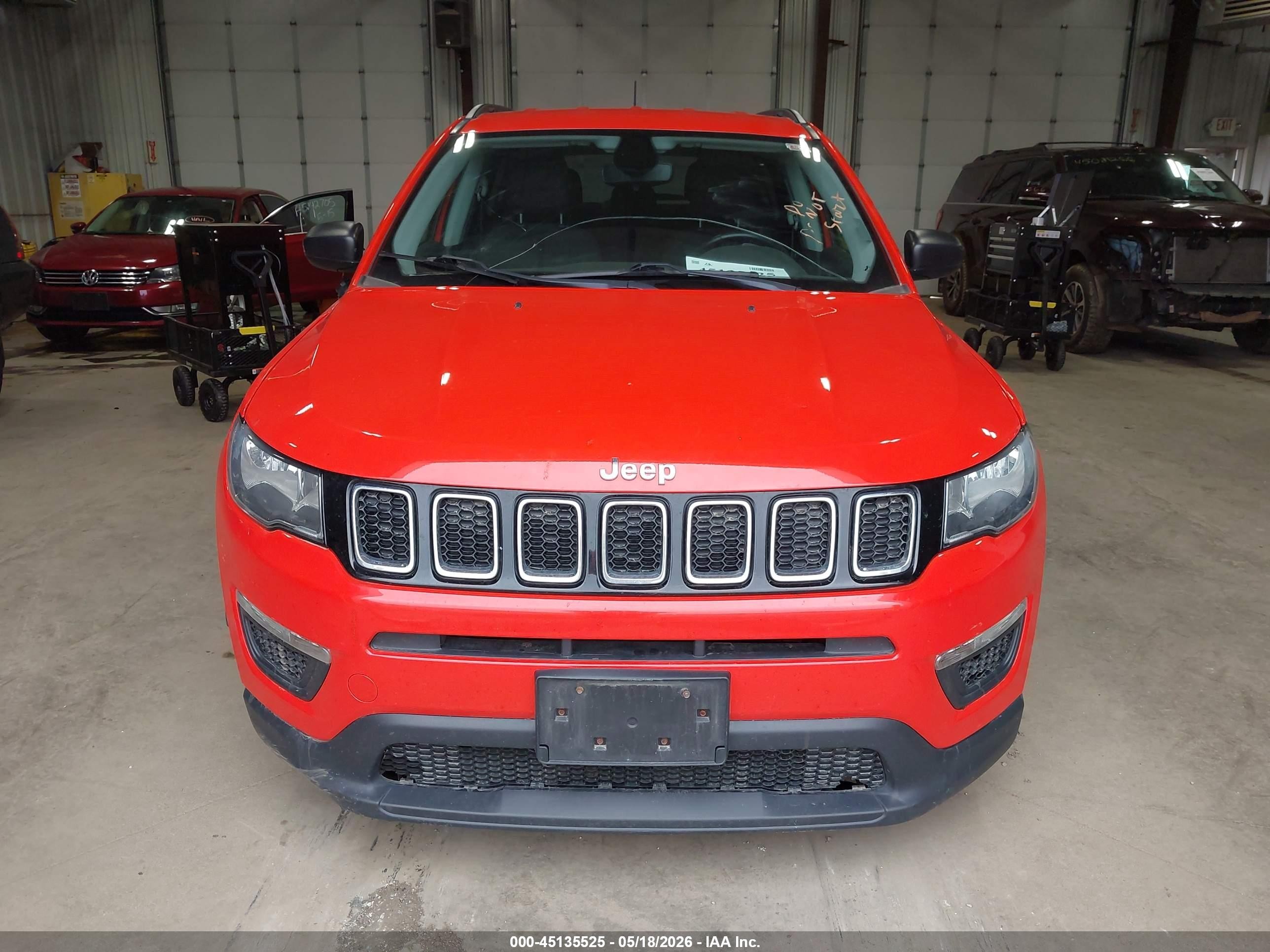 2021 Jeep Compass Sport 4x4 Оранжевый vin: 3C4NJDAB1MT504284