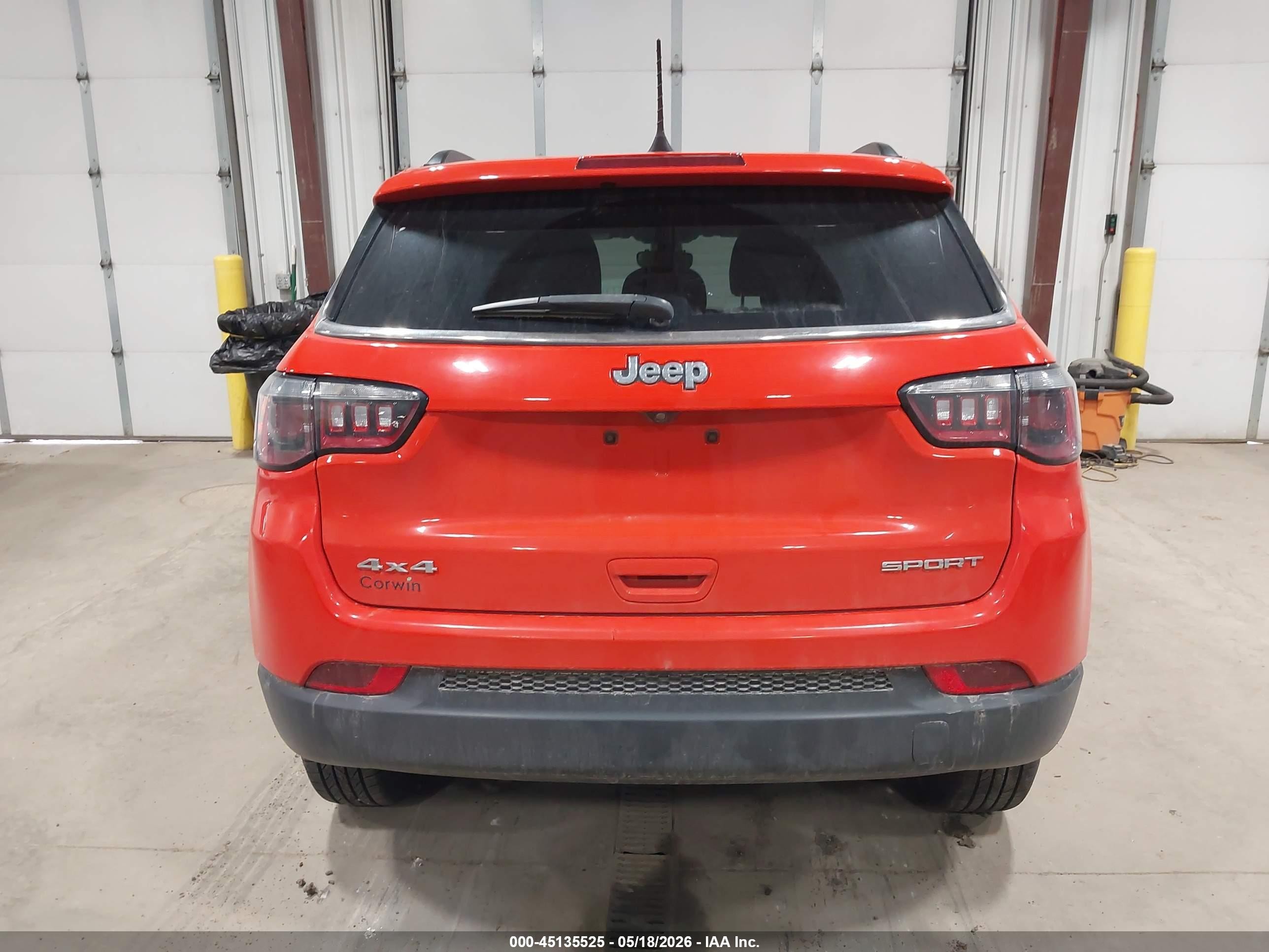 2021 Jeep Compass Sport 4x4 Оранжевый vin: 3C4NJDAB1MT504284