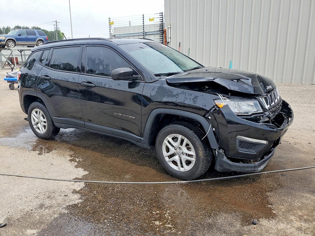 2017 Jeep Compass Sport Black vin: 3C4NJDAB3HT656492