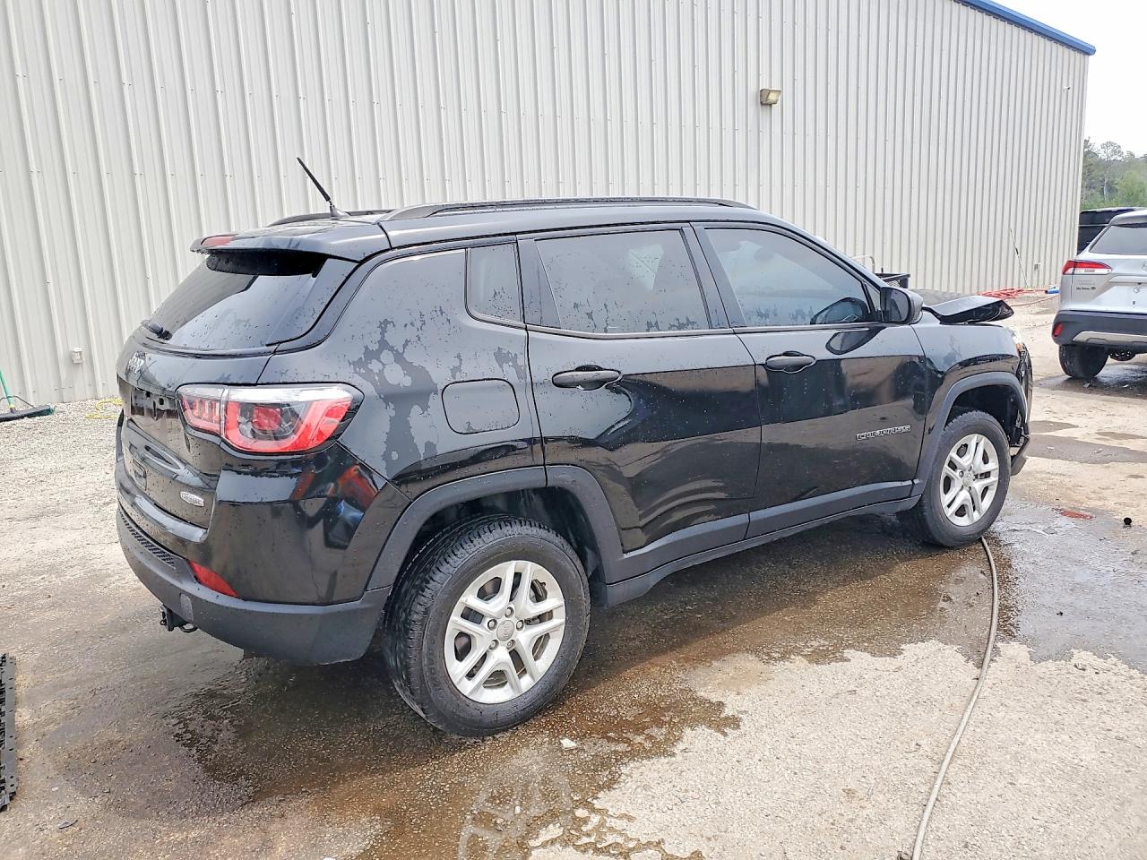 2017 Jeep Compass Sport Black vin: 3C4NJDAB3HT656492
